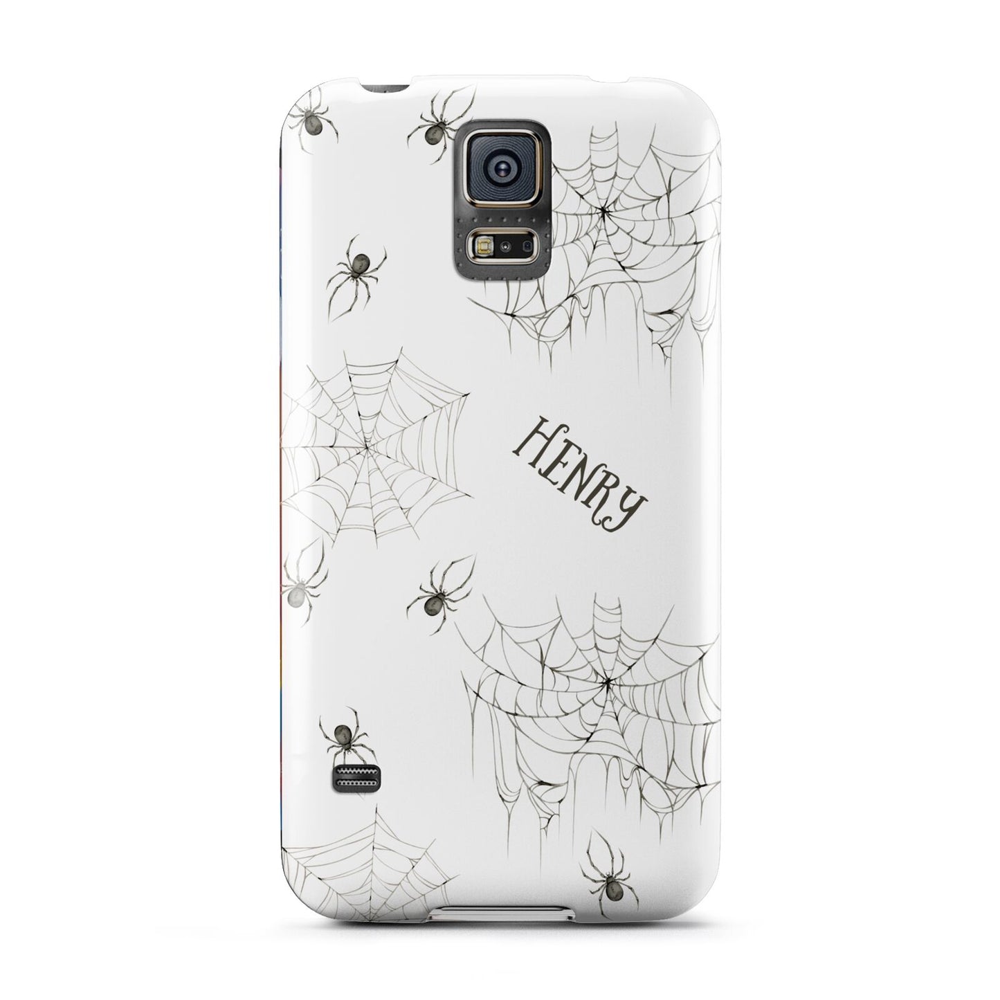 Spooky Spiders Webs Personalised Samsung Galaxy S5 Case