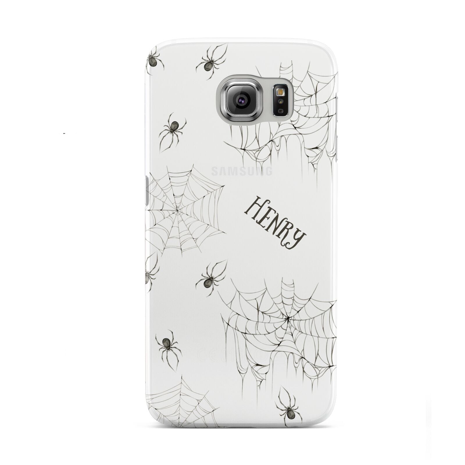 Spooky Spiders Webs Personalised Samsung Galaxy S6 Case