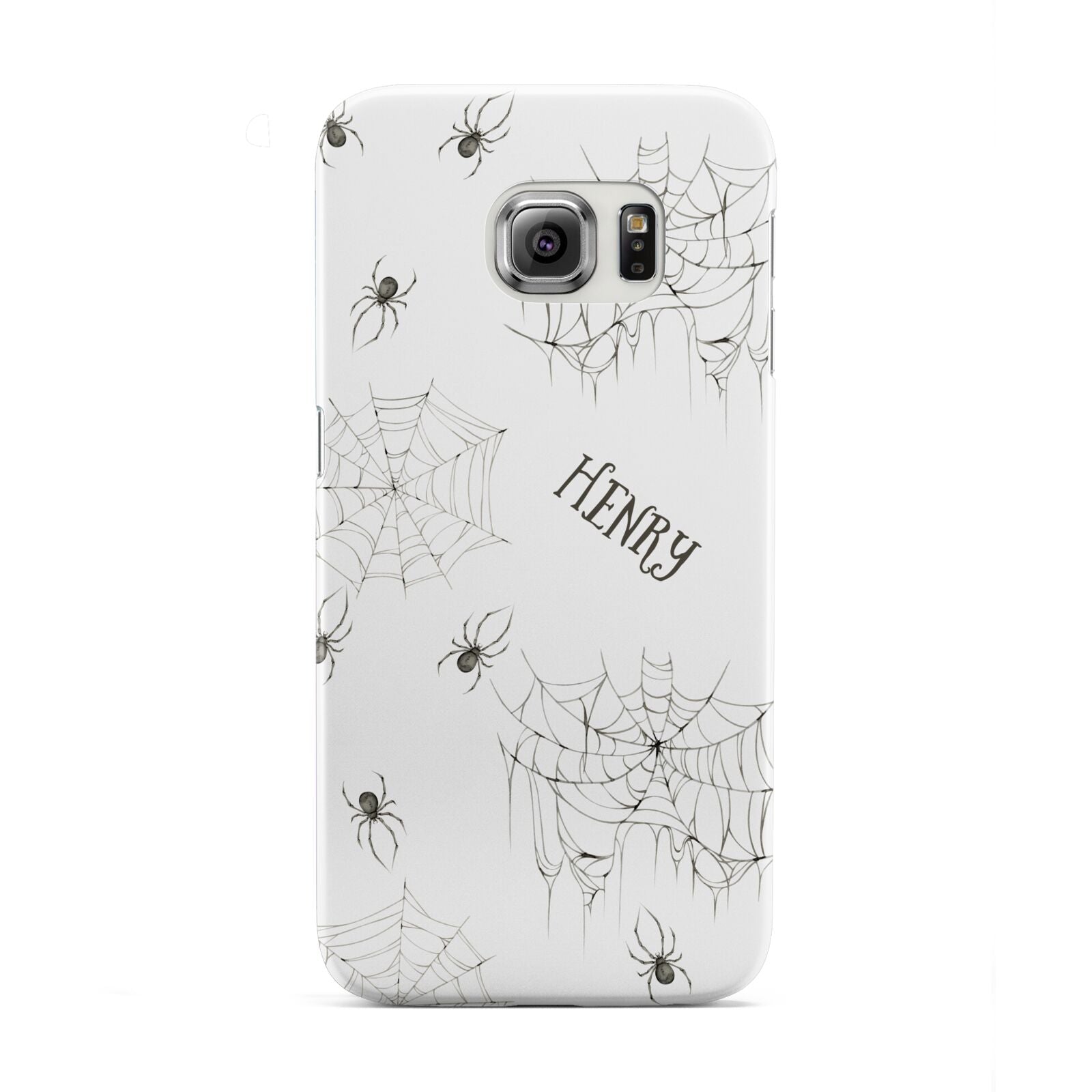 Spooky Spiders Webs Personalised Samsung Galaxy S6 Edge Case