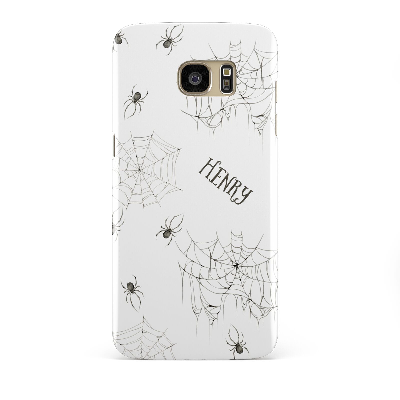 Spooky Spiders Webs Personalised Samsung Galaxy S7 Edge Case