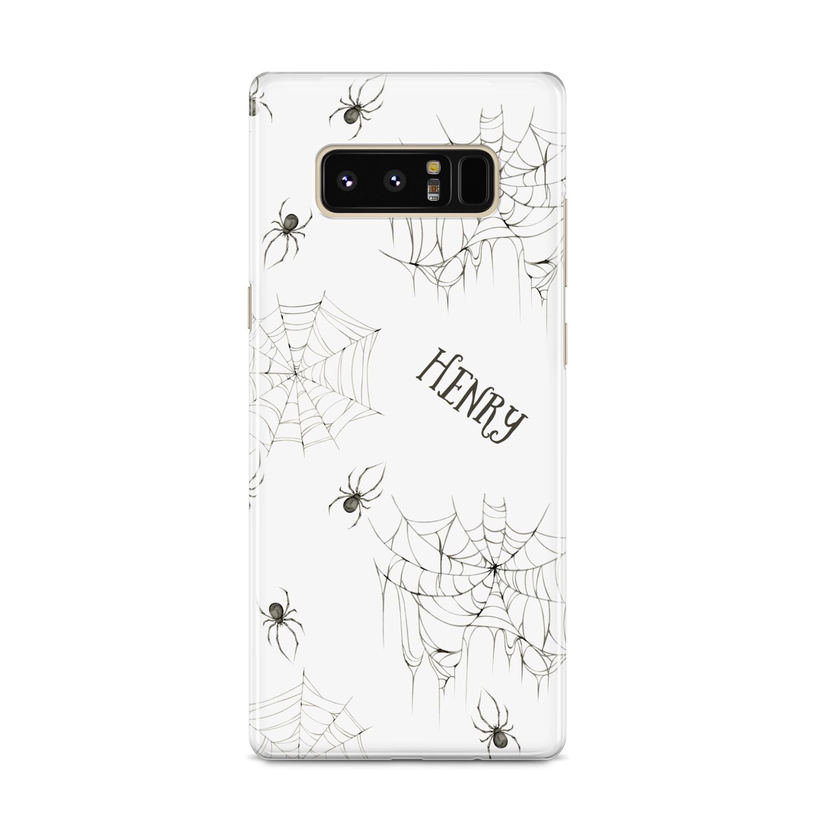 Spooky Spiders Webs Personalised Samsung Galaxy S8 Case