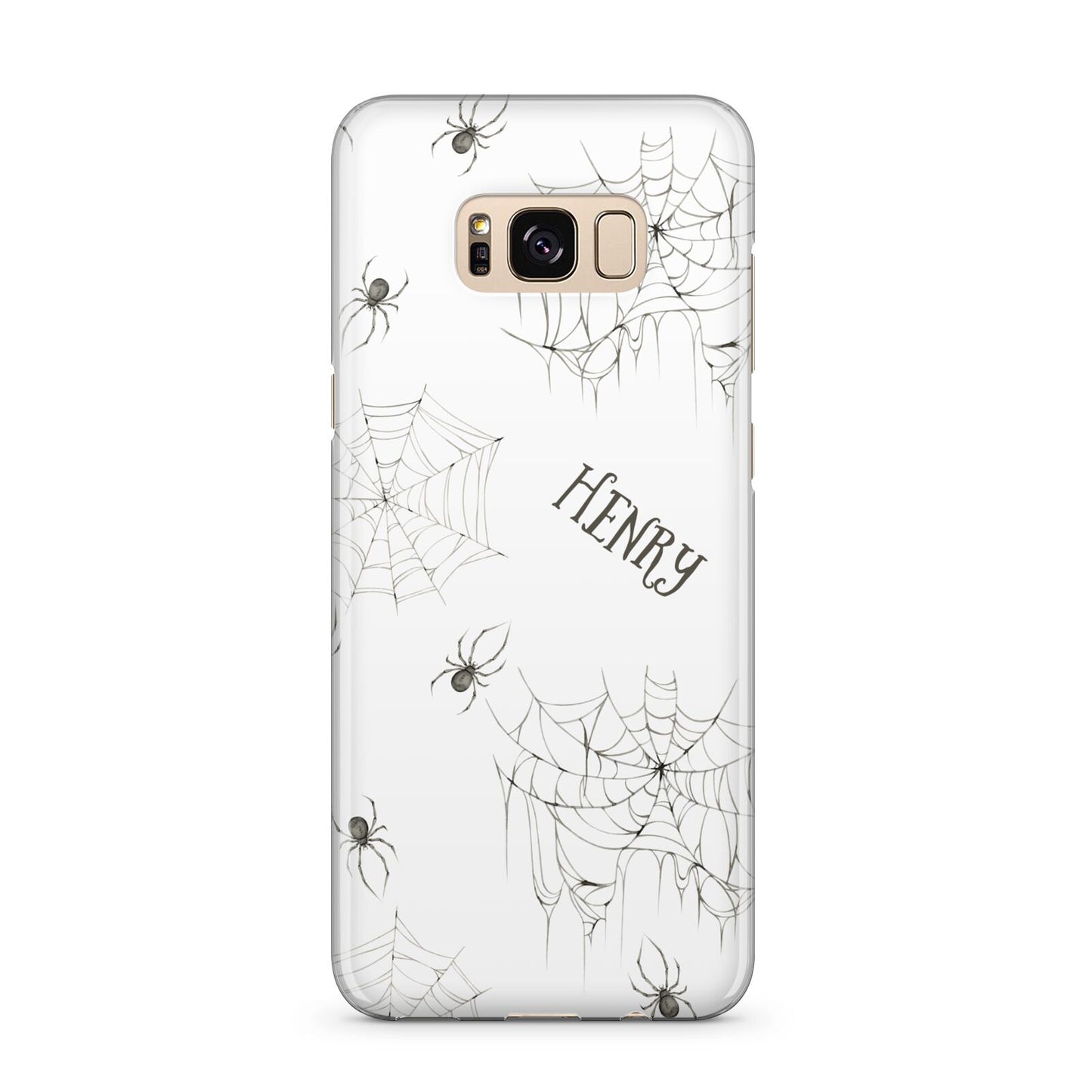 Spooky Spiders Webs Personalised Samsung Galaxy S8 Plus Case