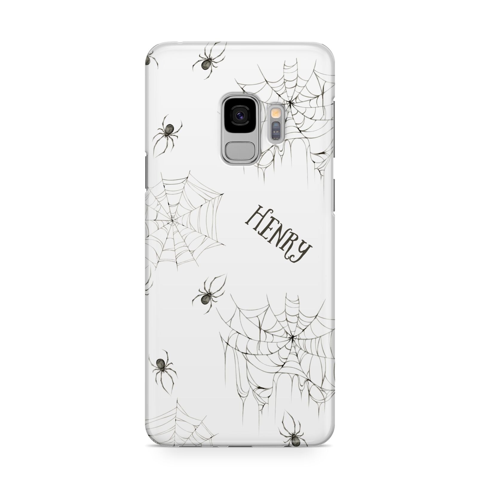 Spooky Spiders Webs Personalised Samsung Galaxy S9 Case