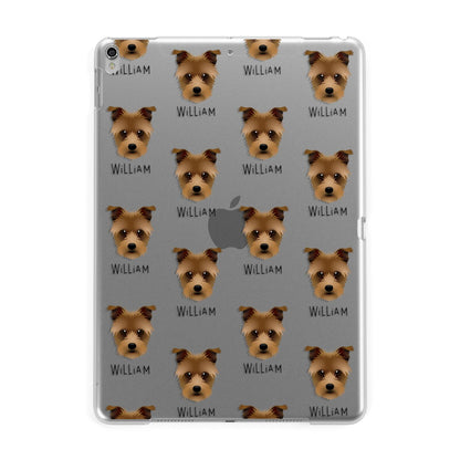 Sporting Lucas Terrier Icon with Name Apple iPad Silver Case