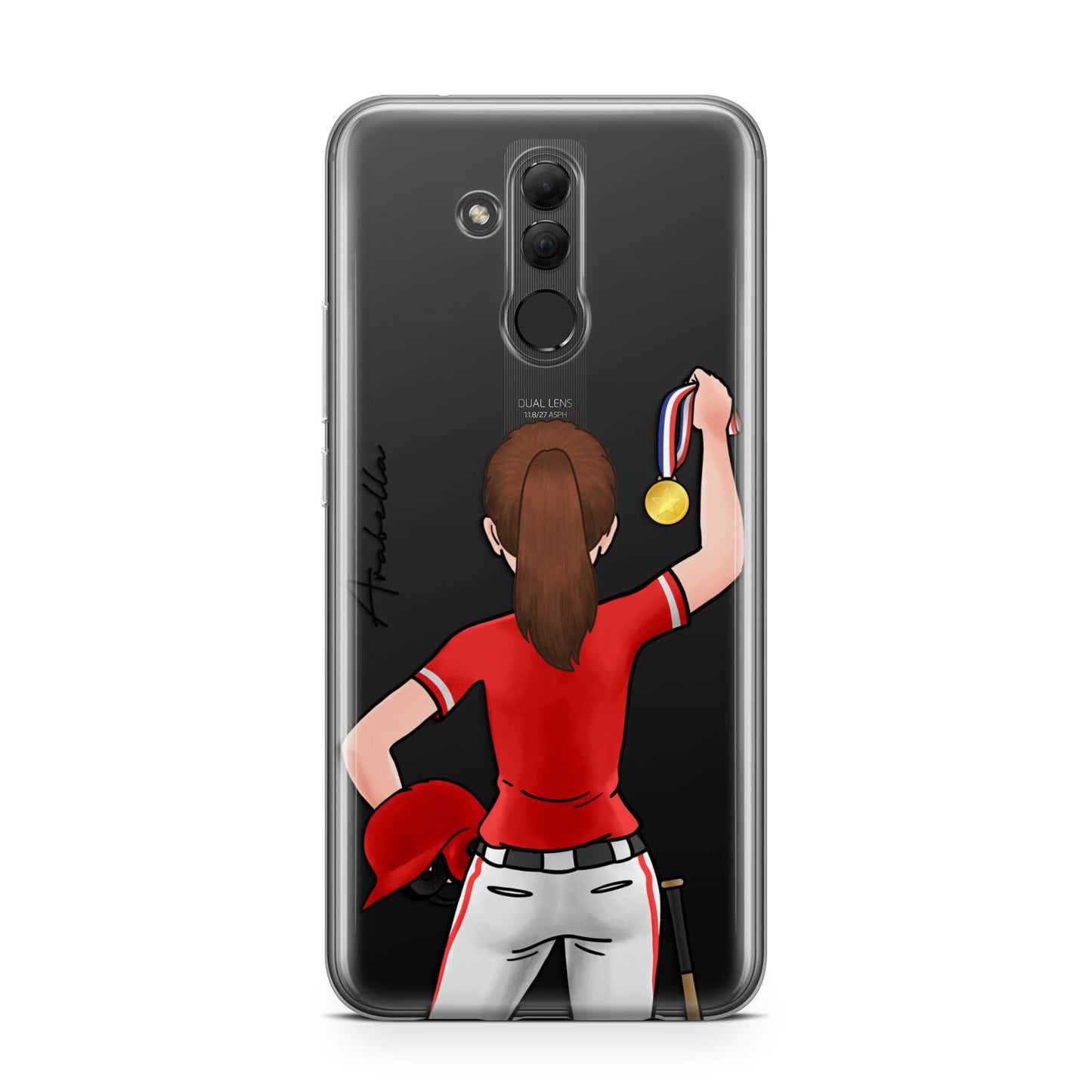 Sports Girl Personalised Huawei Mate 20 Lite