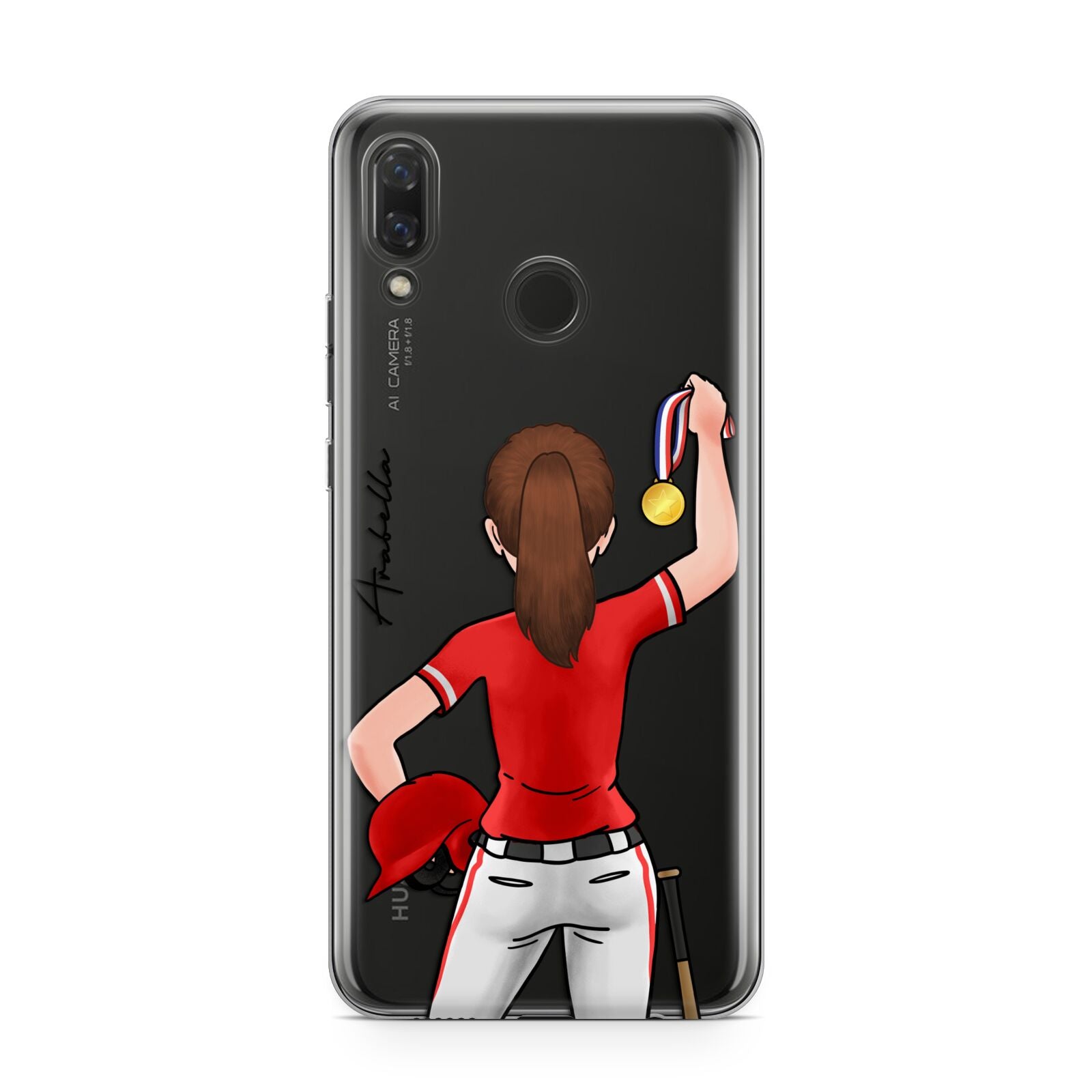 Sports Girl Personalised Huawei Nova 3 Phone Case