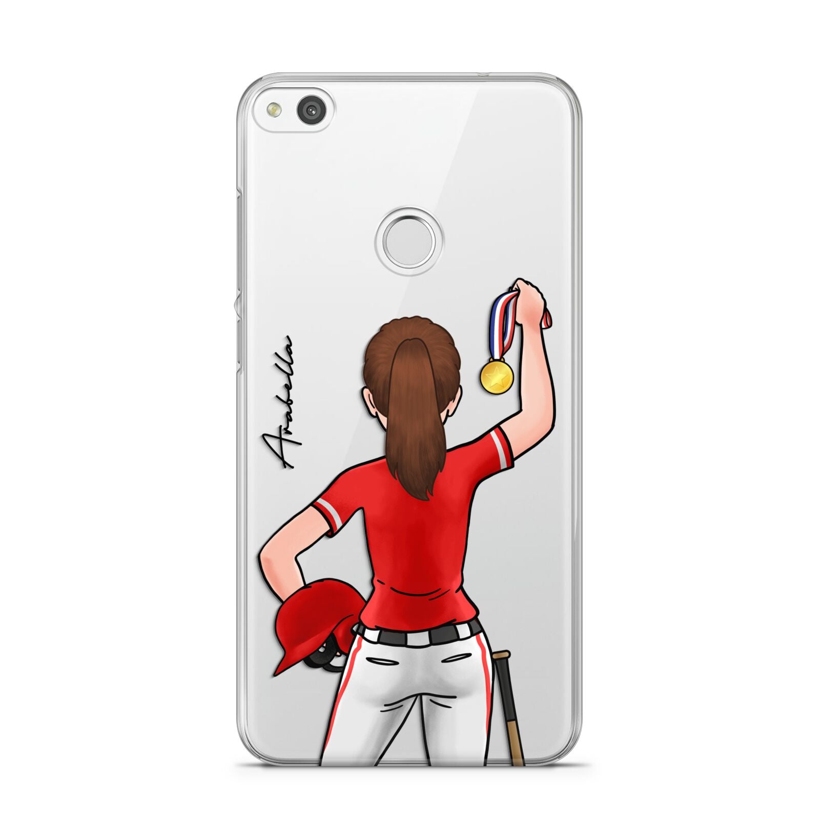 Sports Girl Personalised Huawei P8 Lite Case