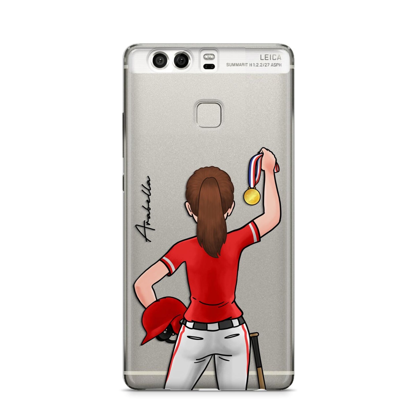 Sports Girl Personalised Huawei P9 Case