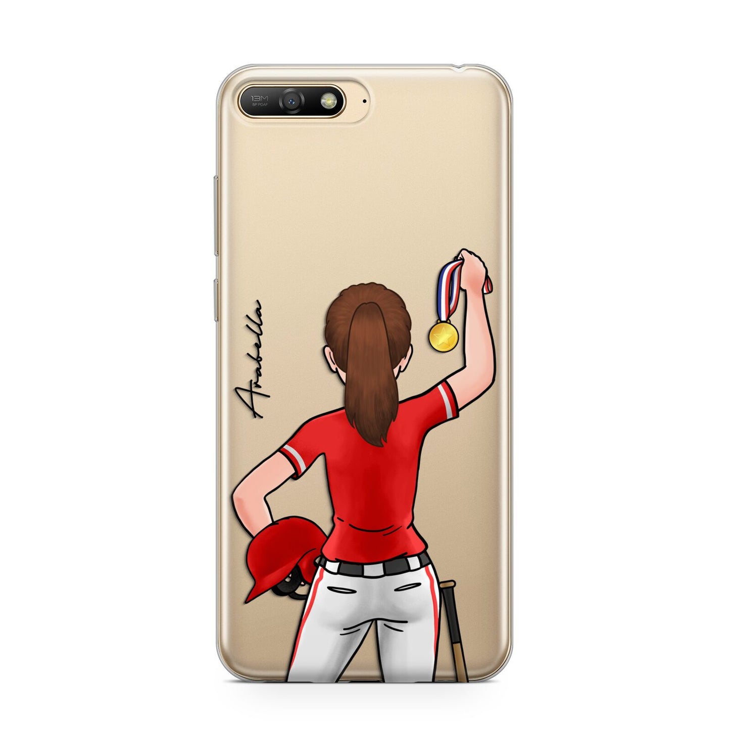 Sports Girl Personalised Huawei Y6 2018