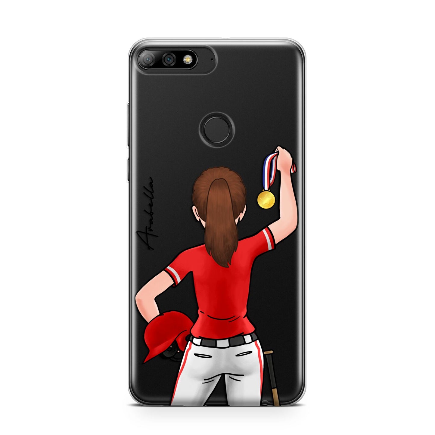 Sports Girl Personalised Huawei Y7 2018