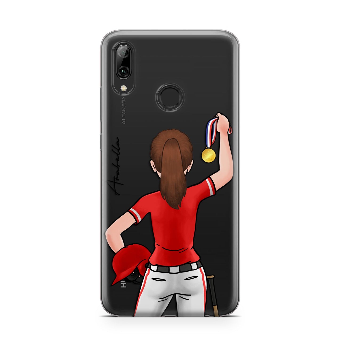 Sports Girl Personalised Huawei Y7 2019