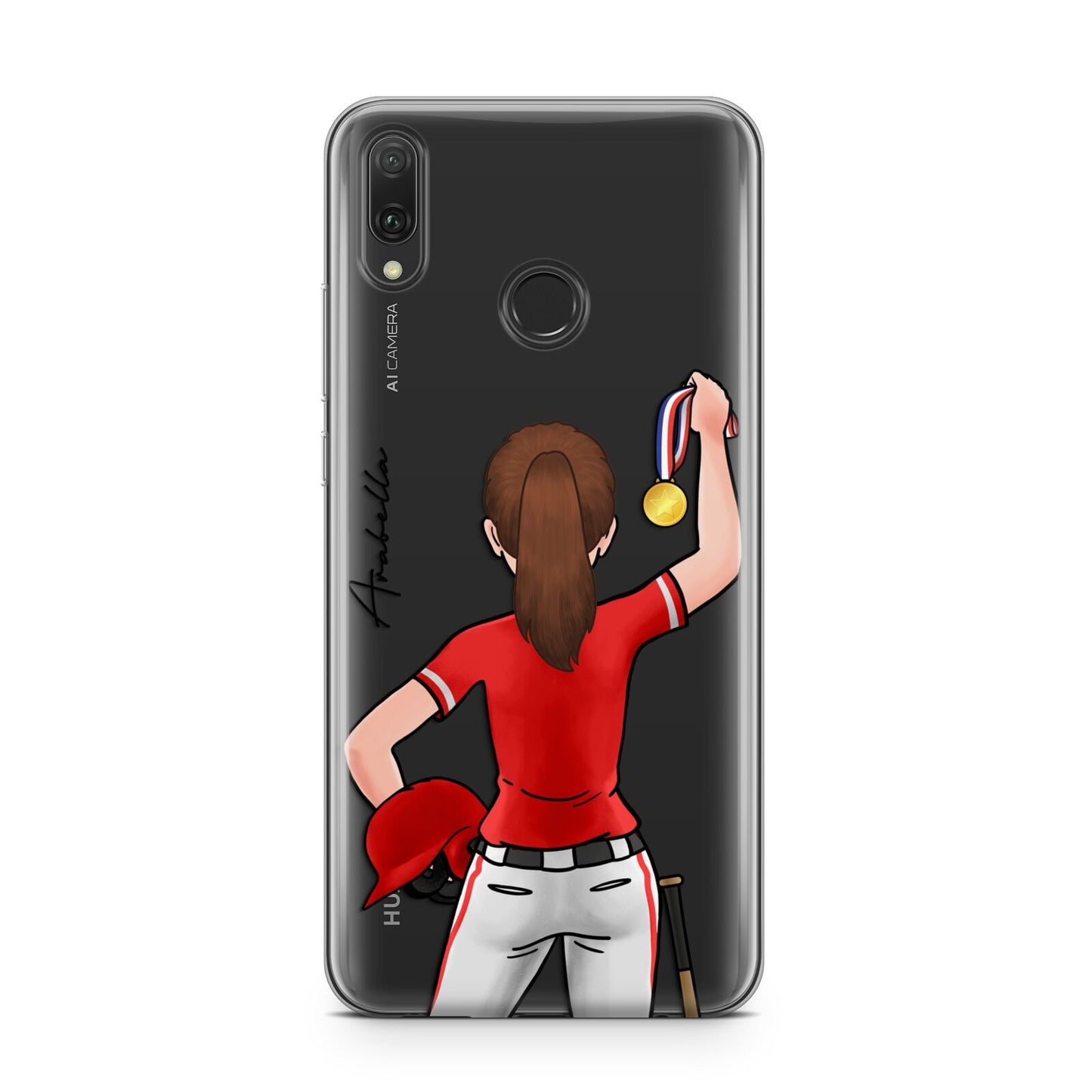 Sports Girl Personalised Huawei Y9 2019