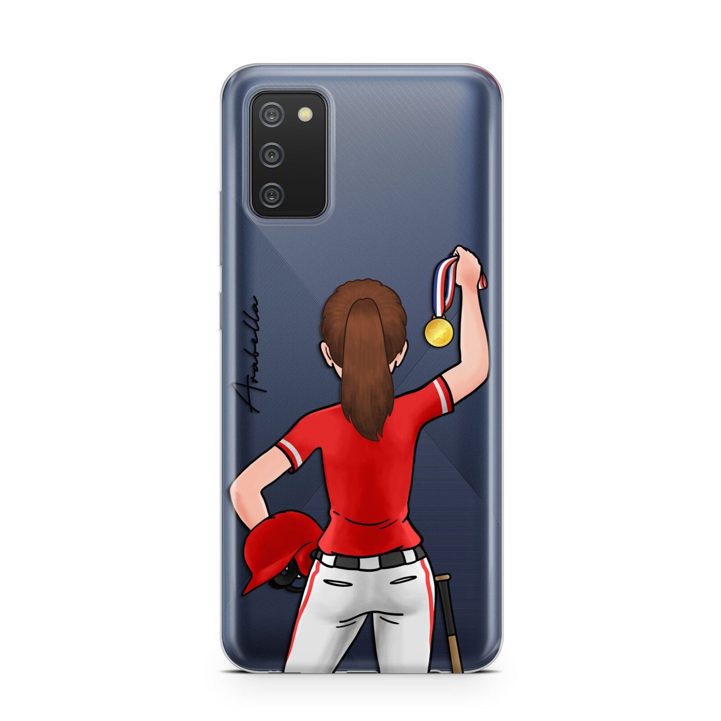 Sports Girl Personalised Samsung A02s Case