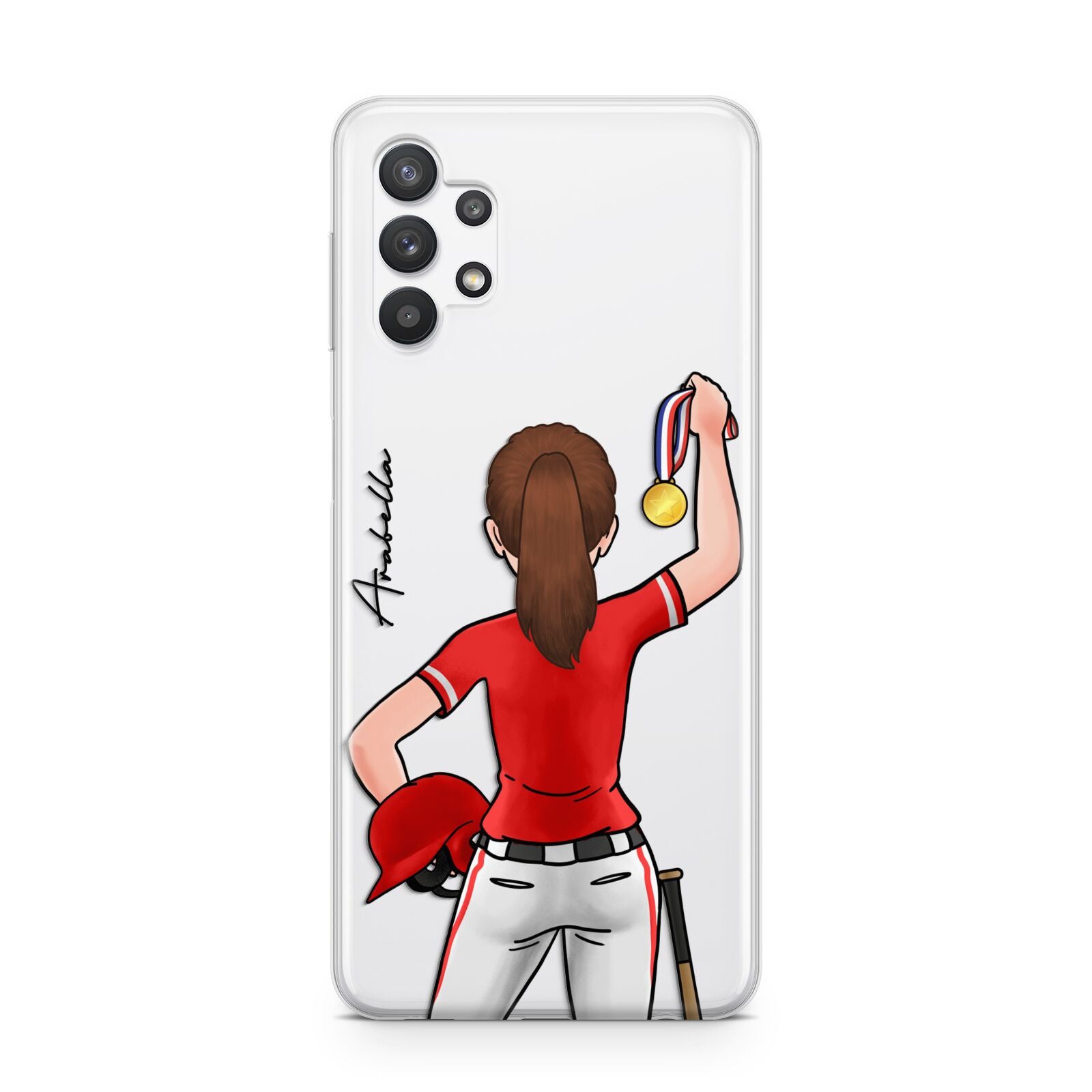 Sports Girl Personalised Samsung A32 5G Case