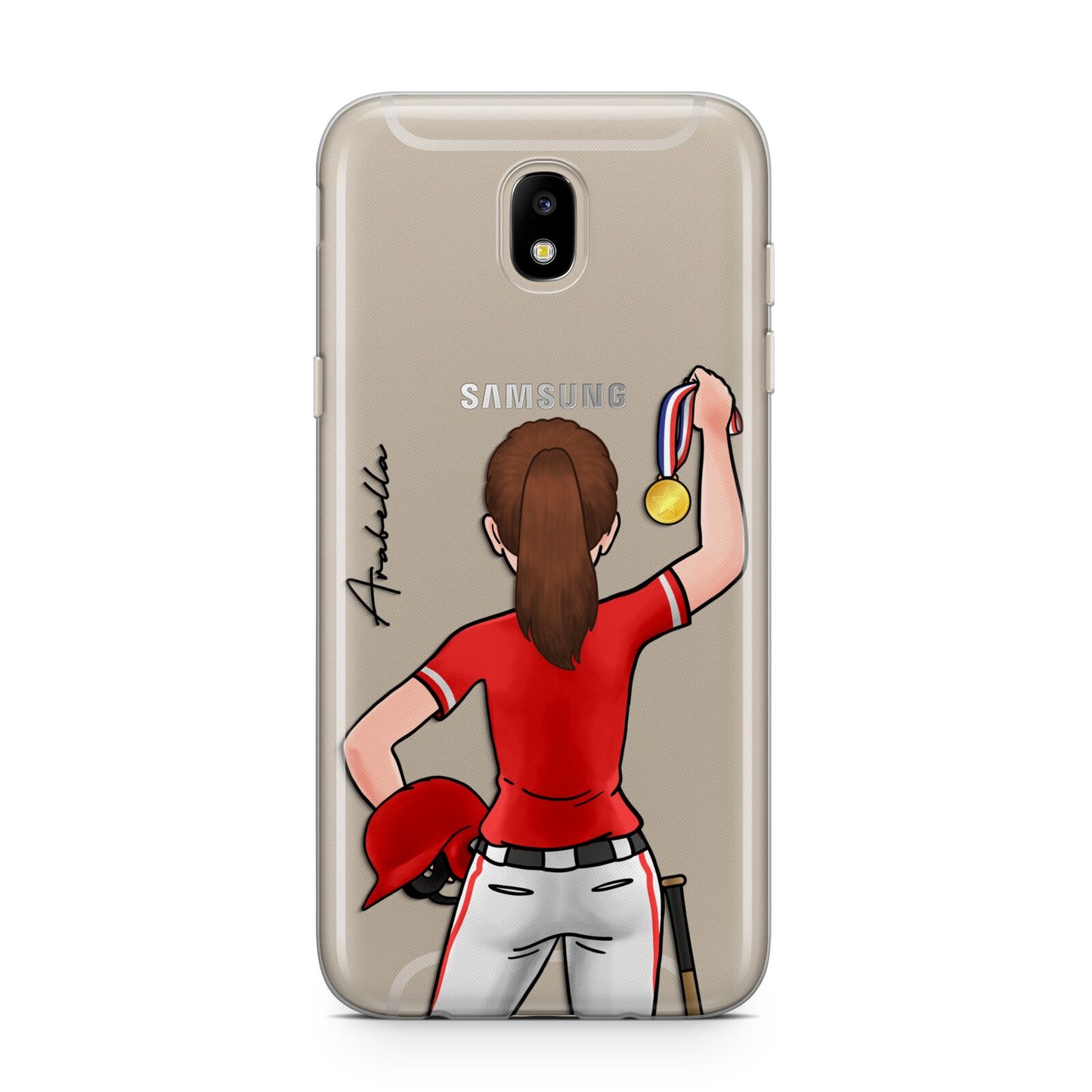 Sports Girl Personalised Samsung J5 2017 Case