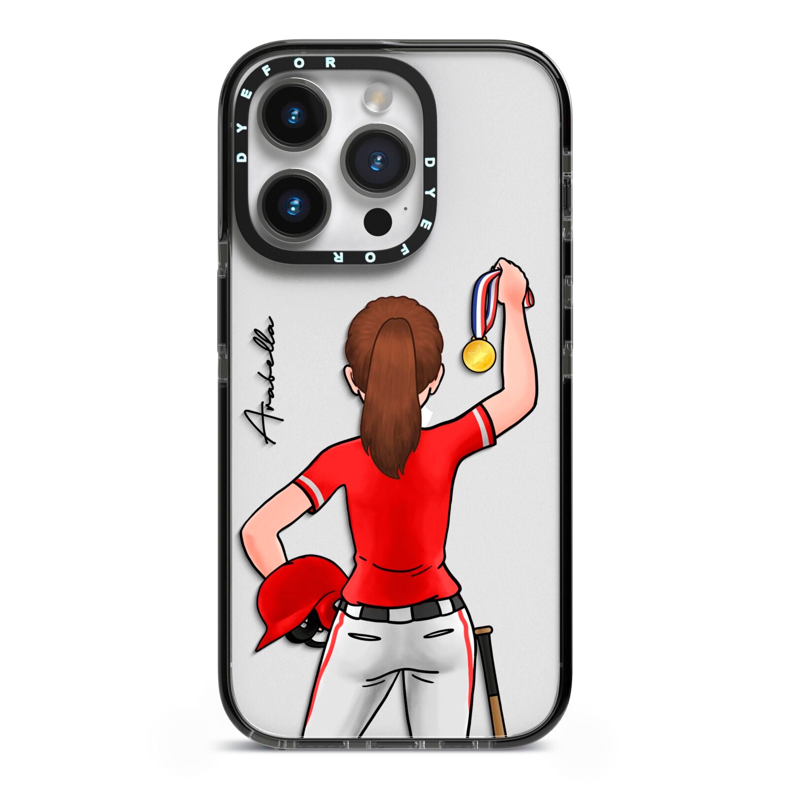 Sports Girl Personalised iPhone Case