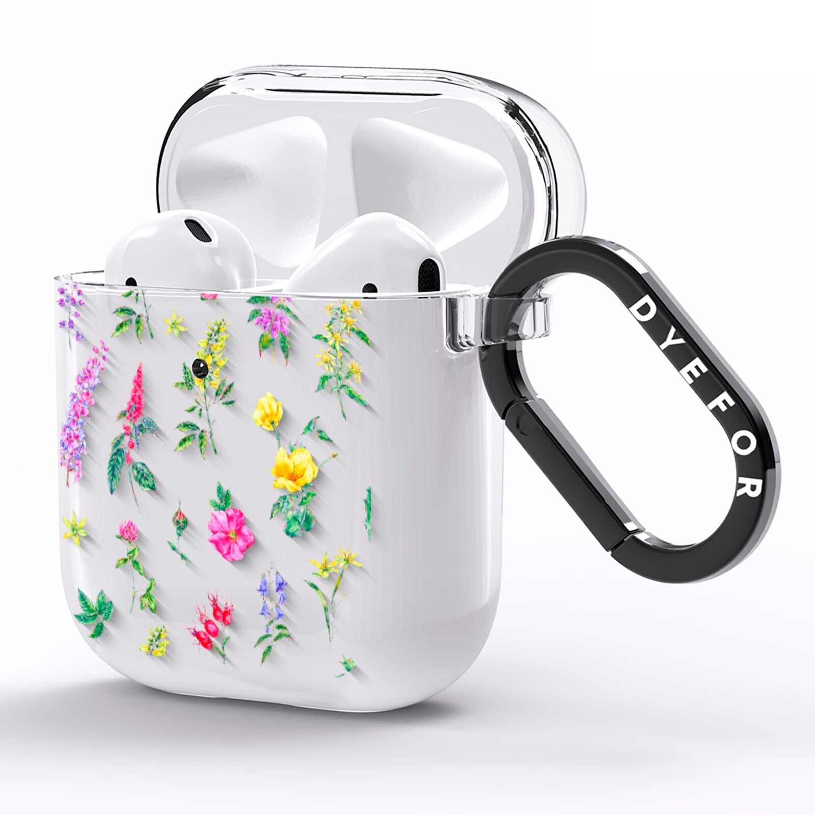 Sprigs Of Floral AirPods Clear Case Side Image