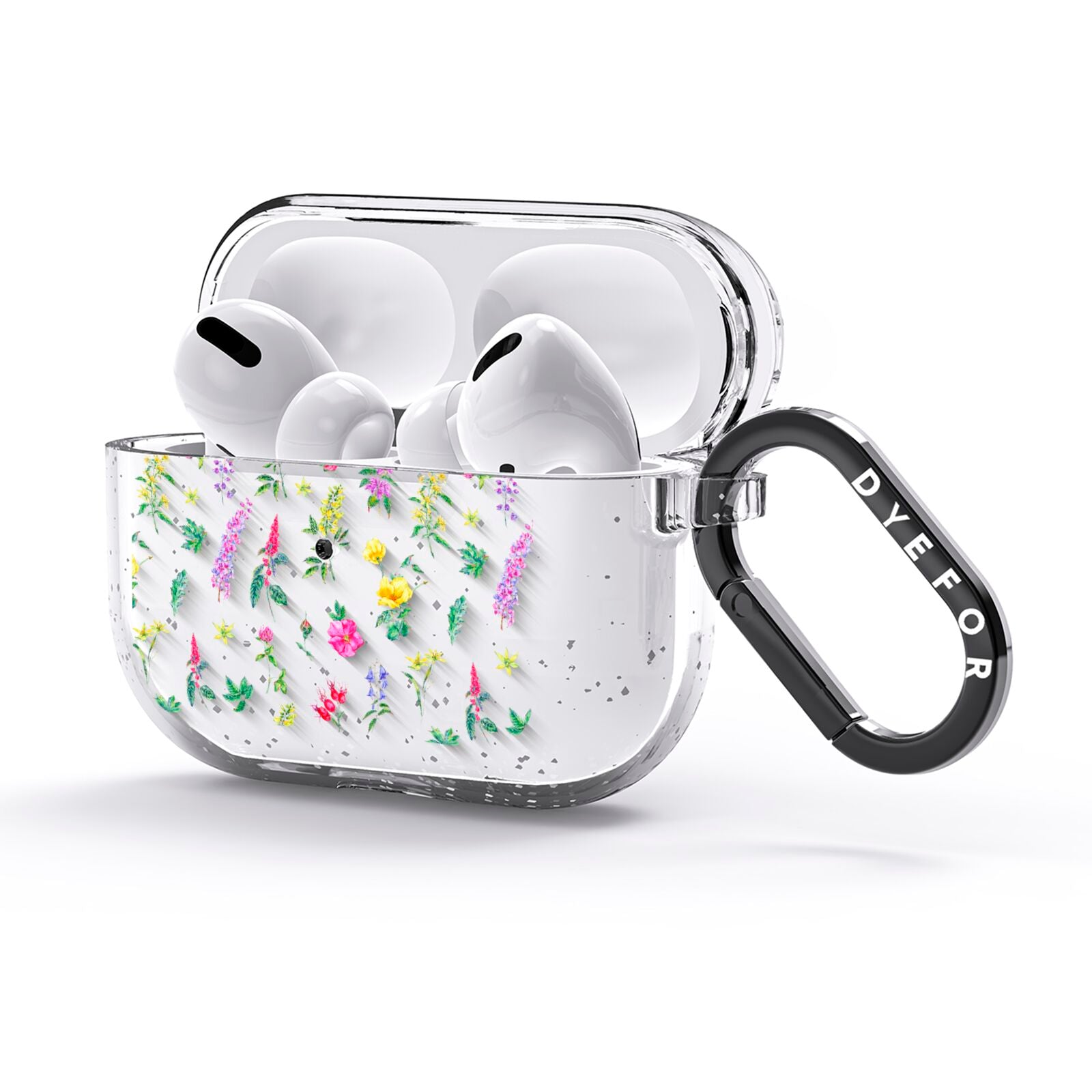 Sprigs Of Floral AirPods Glitter Case 3rd Gen Side Image