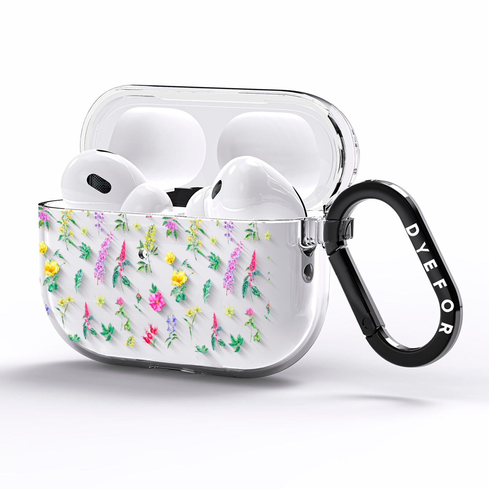 Sprigs Of Floral AirPods Pro Clear Case Side Image