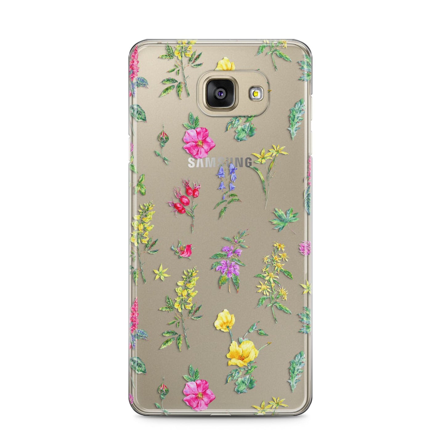 Sprigs Of Floral Samsung Galaxy A5 2016 Case on gold phone