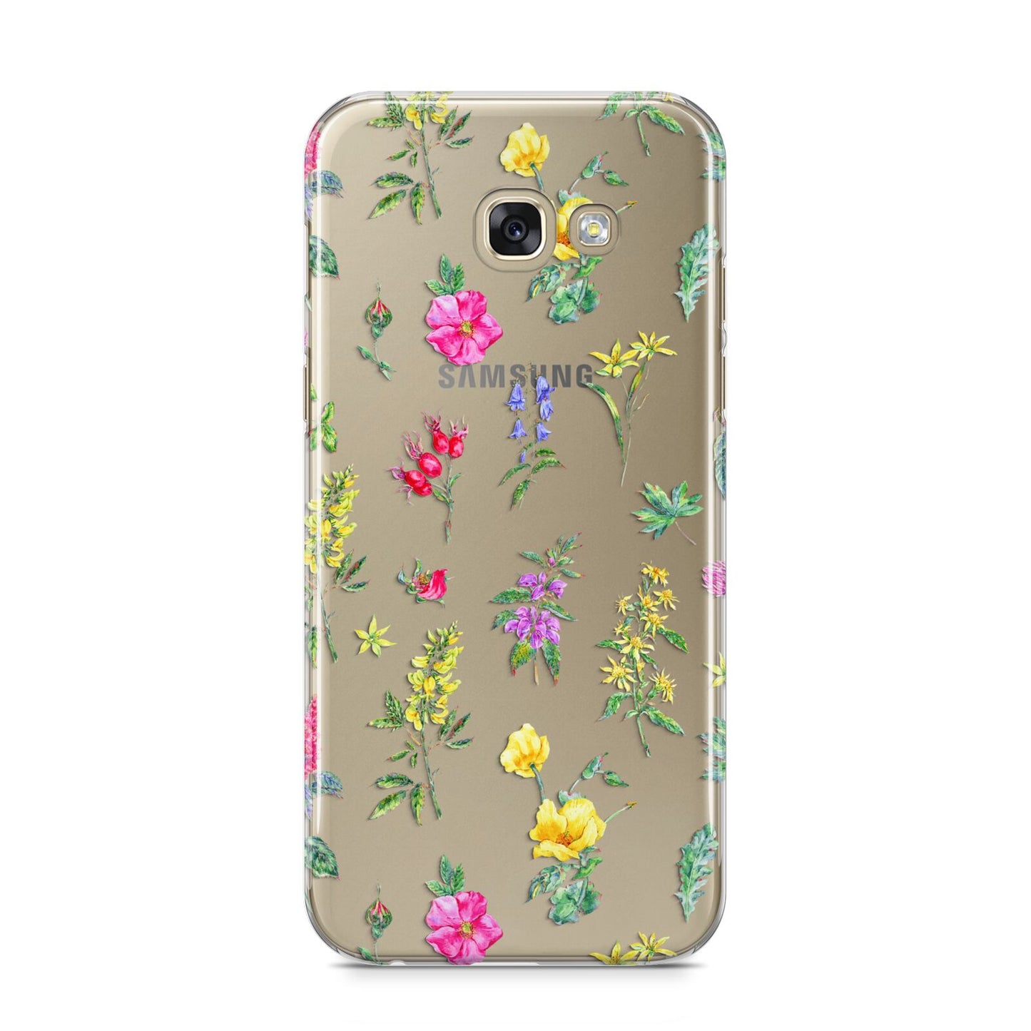 Sprigs Of Floral Samsung Galaxy A5 2017 Case on gold phone