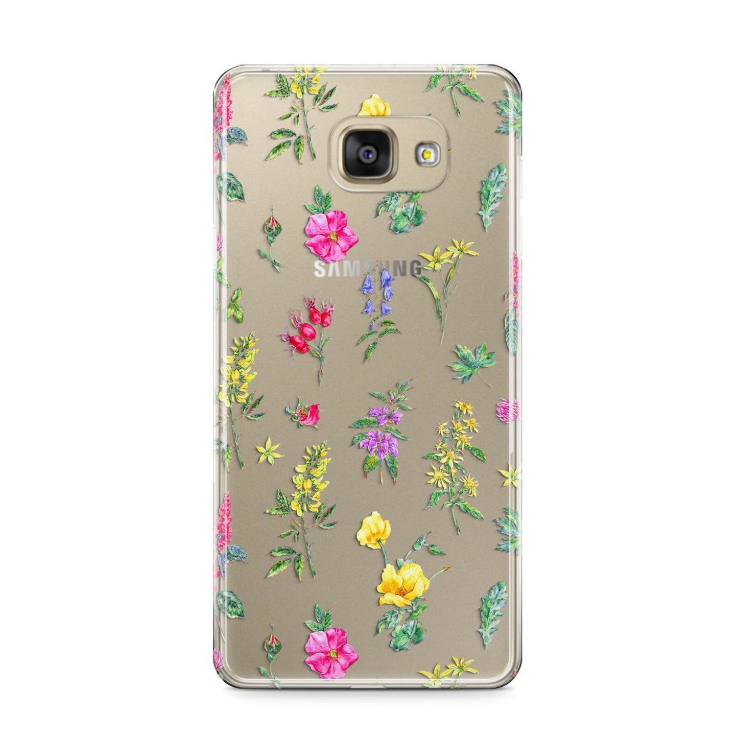 Sprigs Of Floral Samsung Galaxy A9 2016 Case on gold phone