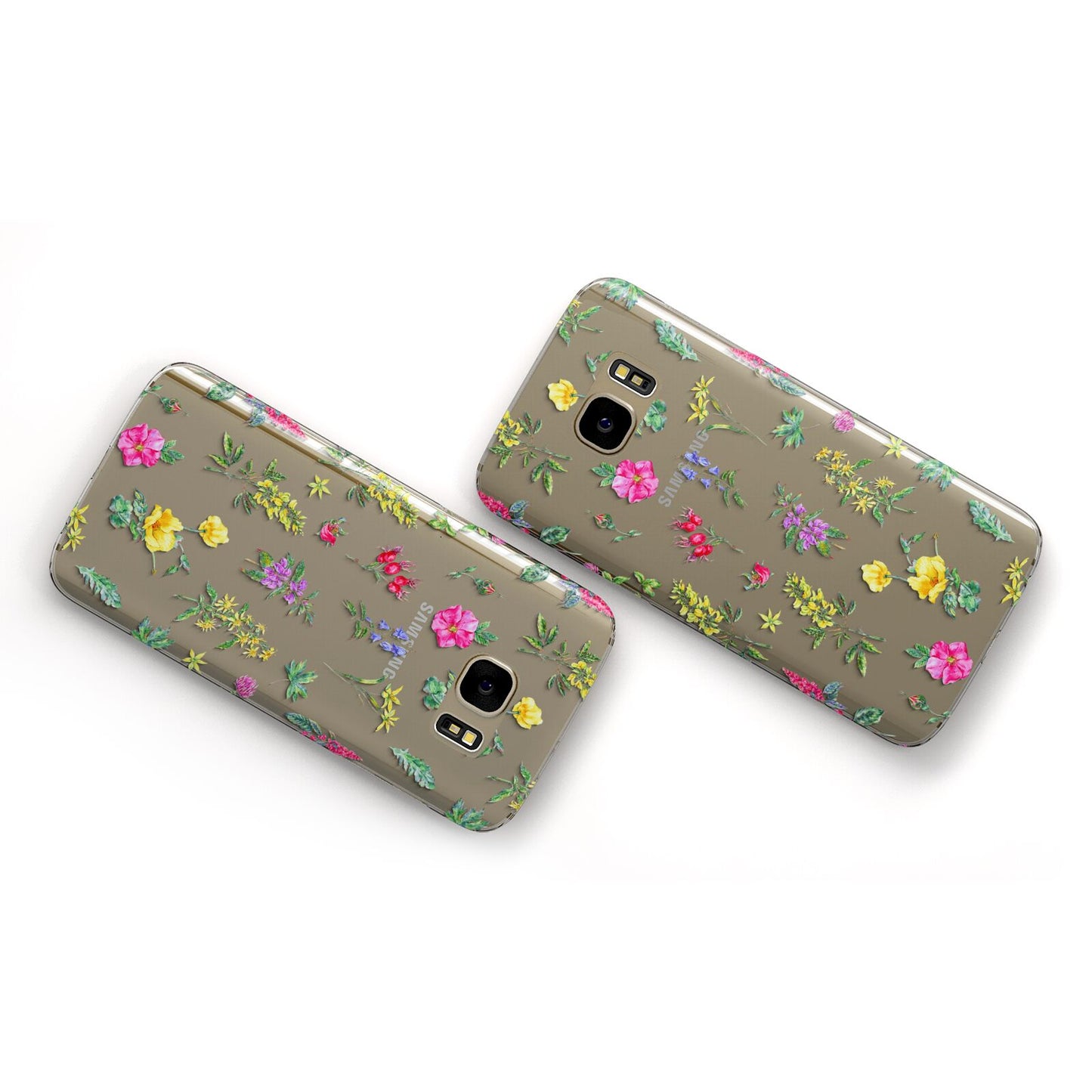 Sprigs Of Floral Samsung Galaxy Case Flat Overview