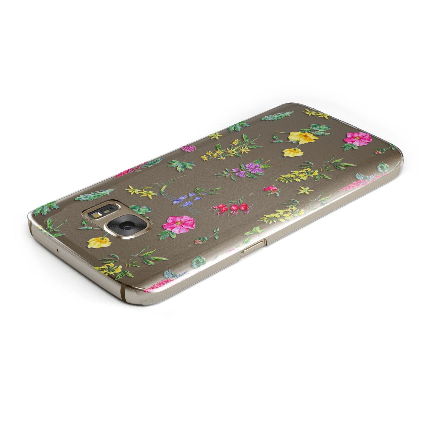 Sprigs Of Floral Samsung Galaxy Case Top Cutout