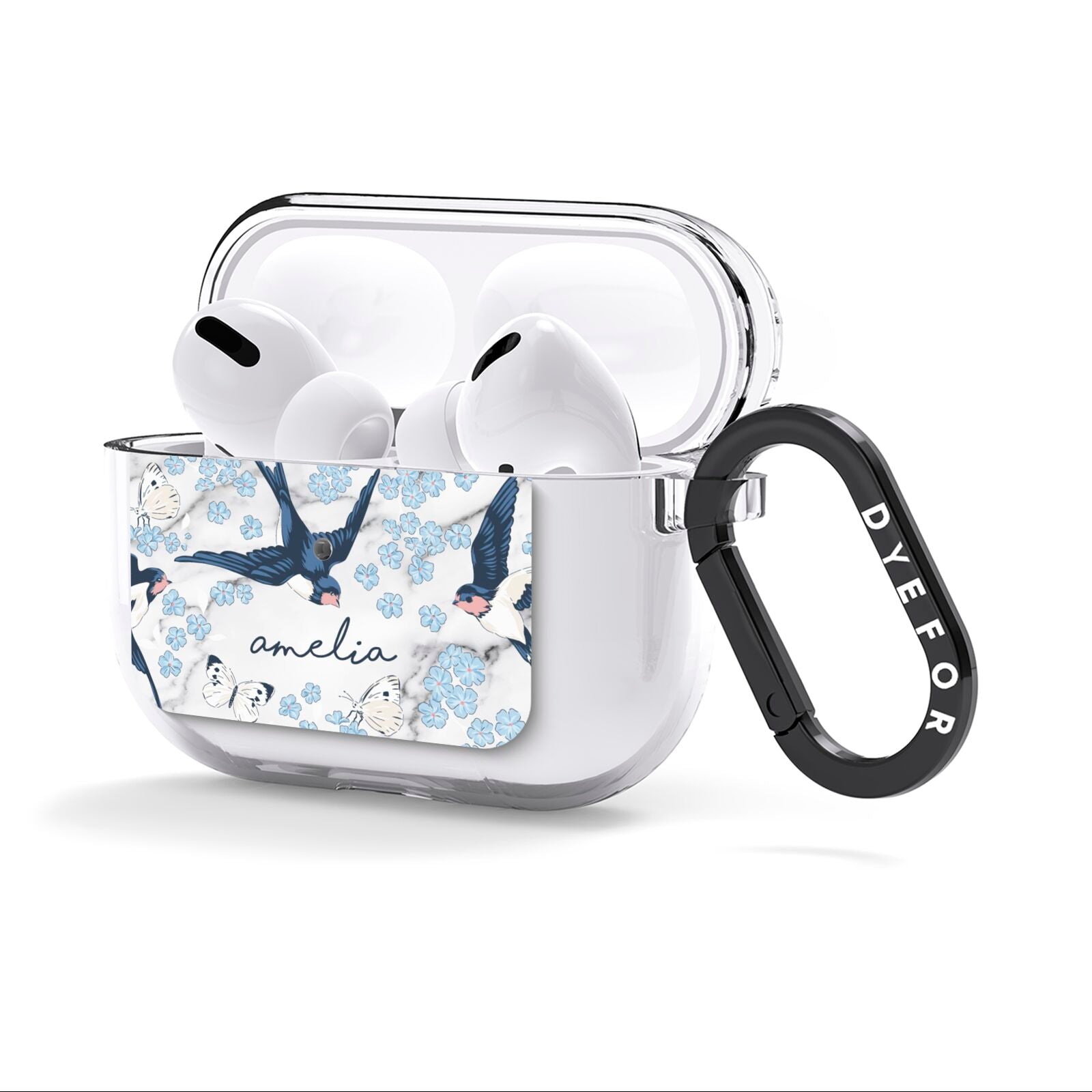 Spring Birds AirPods Clear Case 3rd Gen Side Image