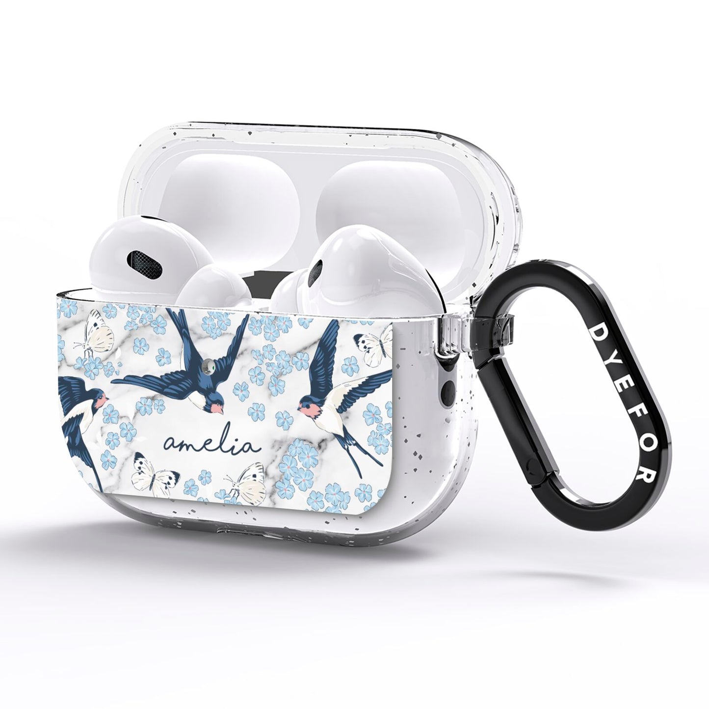 Spring Birds AirPods Pro Glitter Case Side Image