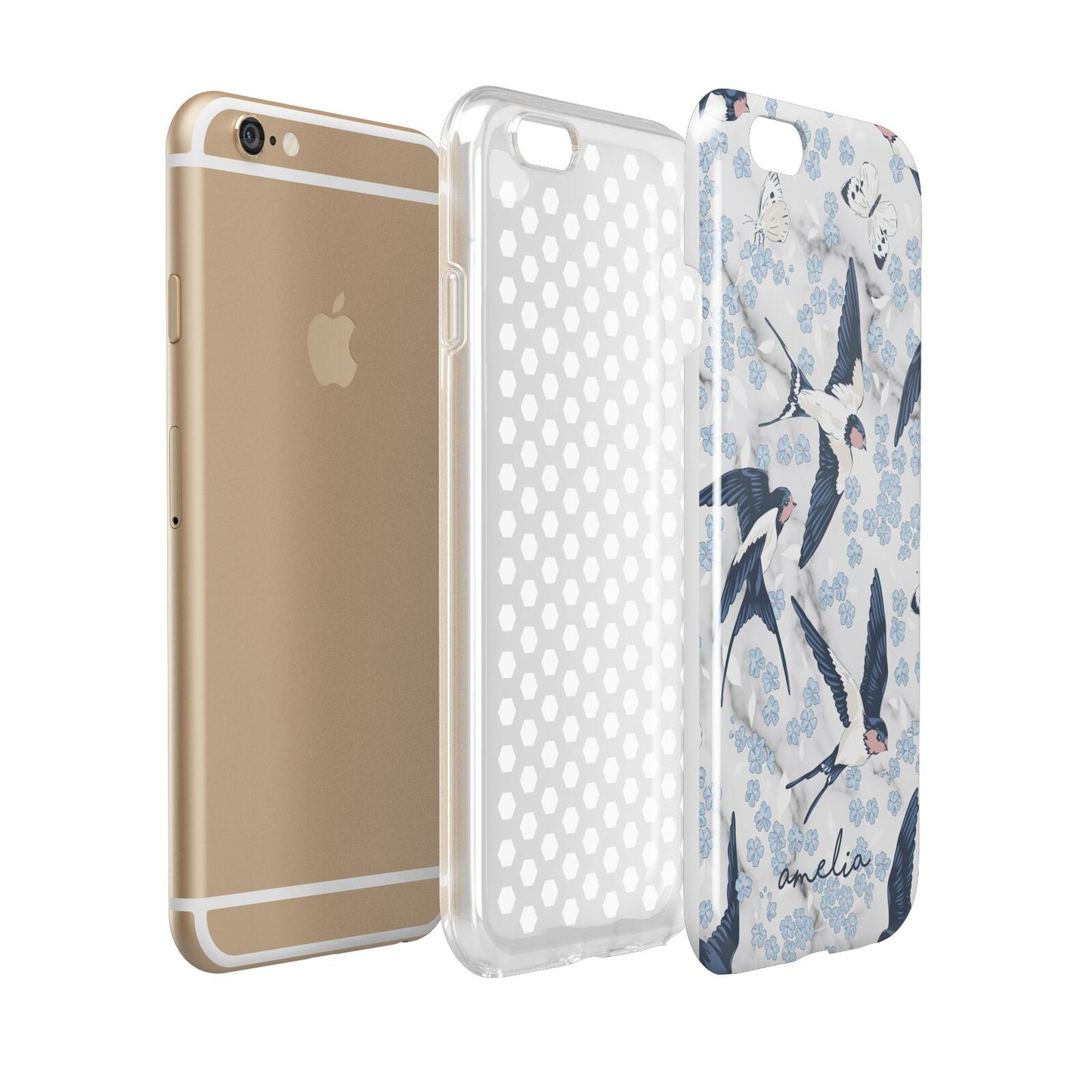 Spring Birds Apple iPhone 6 3D Tough Case Expanded view