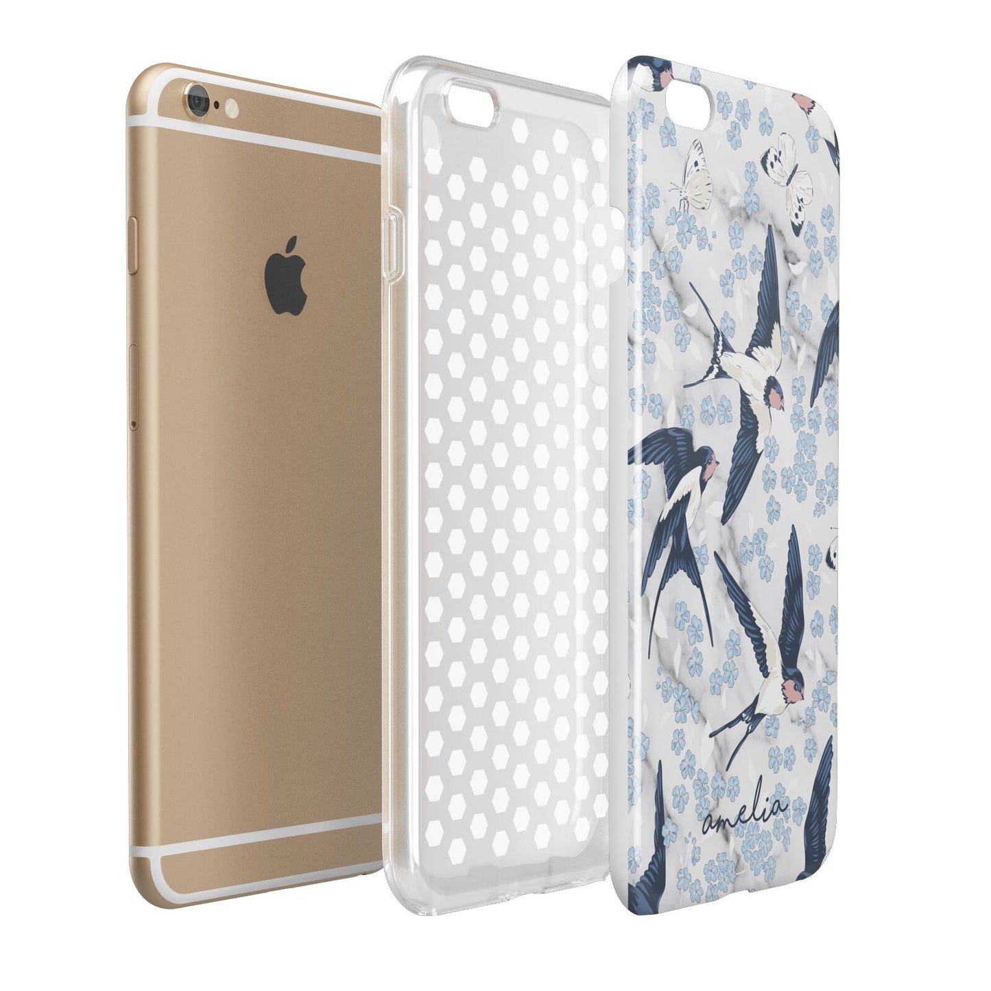 Spring Birds Apple iPhone 6 Plus 3D Tough Case Expand Detail Image