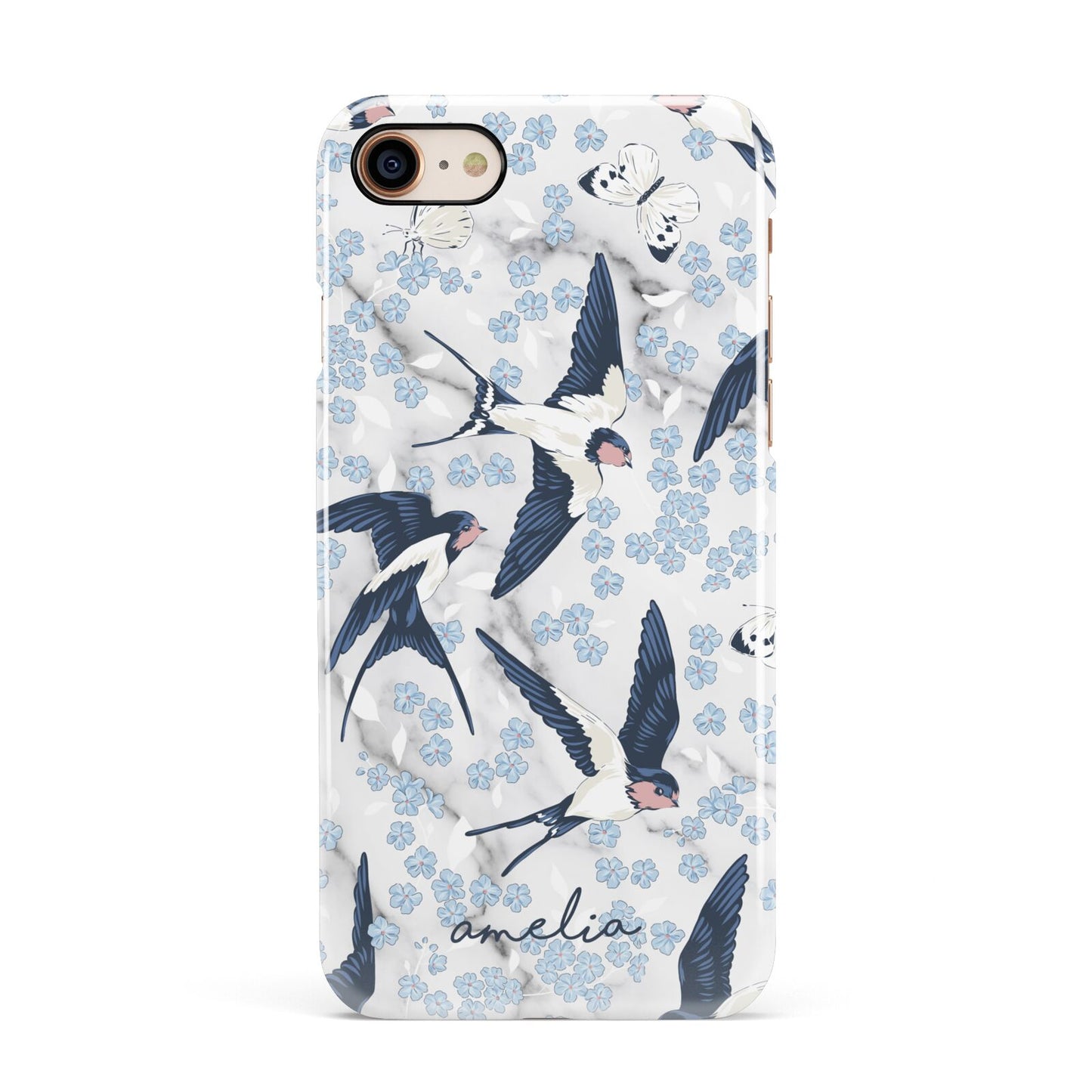 Spring Birds Apple iPhone 7 8 3D Snap Case