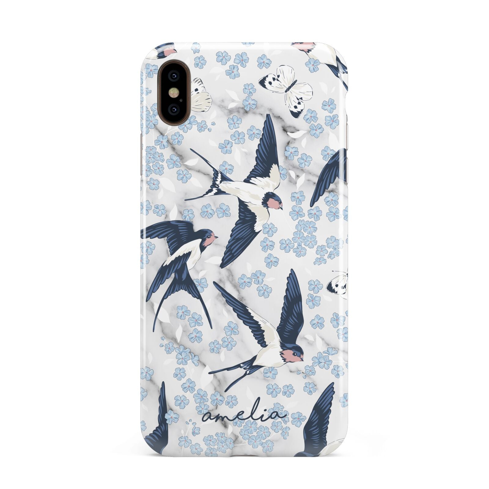 Spring Birds Apple iPhone Xs Max 3D Tough Case