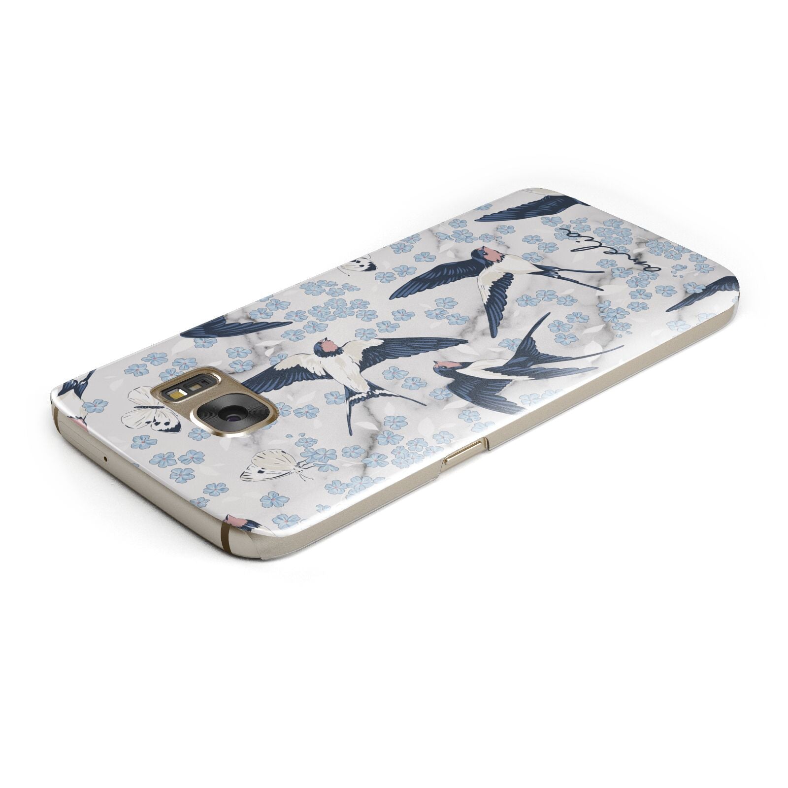 Spring Birds Samsung Galaxy Case Top Cutout