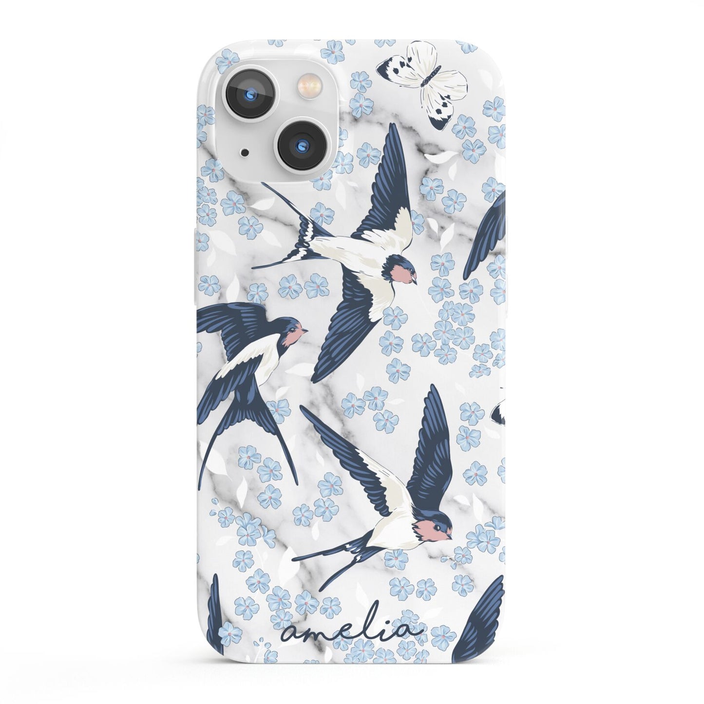 Spring Birds iPhone 13 Full Wrap 3D Snap Case