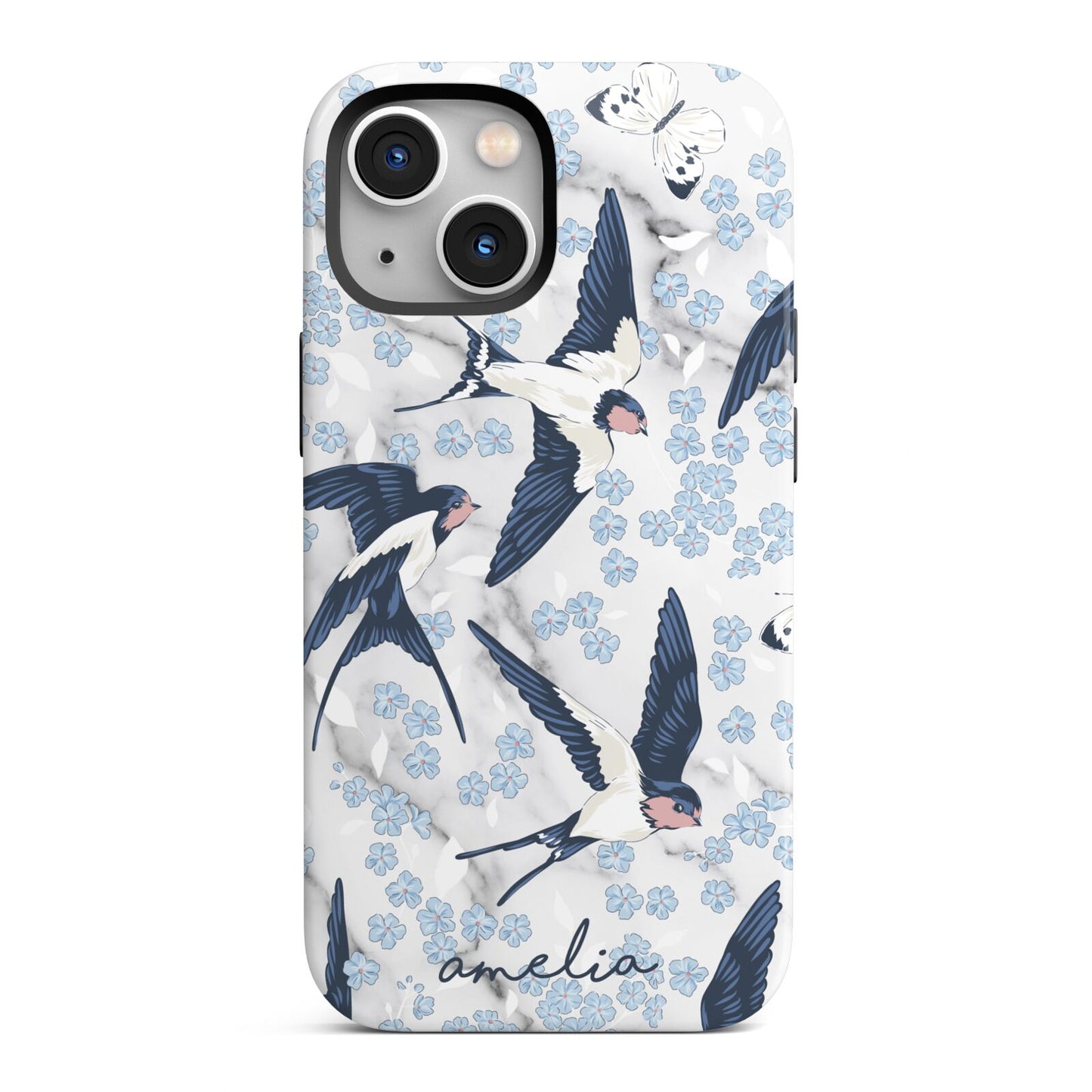 Spring Birds iPhone 13 Mini Full Wrap 3D Tough Case