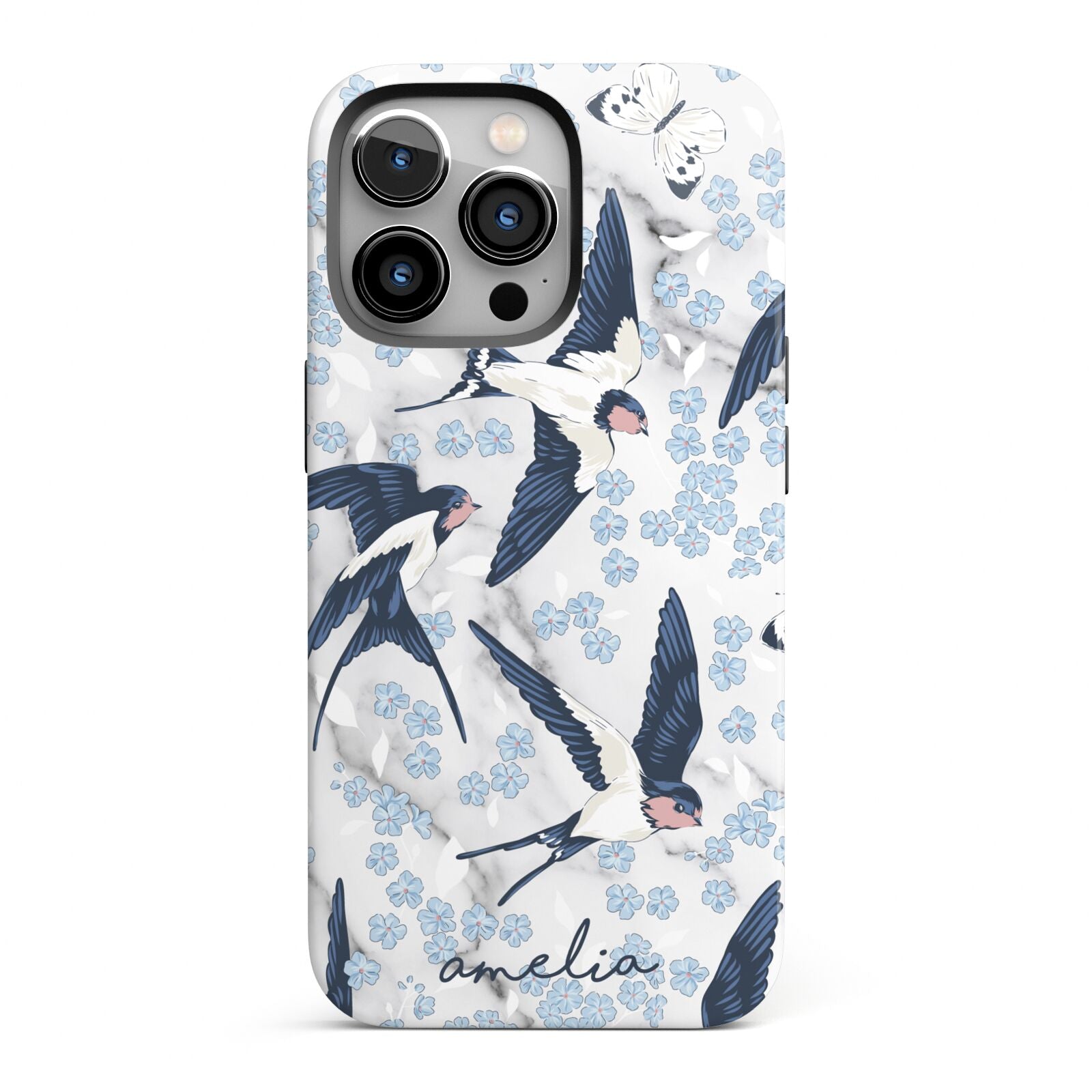 Spring Birds iPhone 13 Pro Full Wrap 3D Tough Case