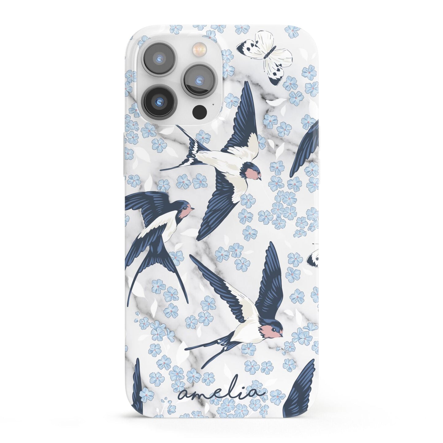 Spring Birds iPhone 13 Pro Max Full Wrap 3D Snap Case