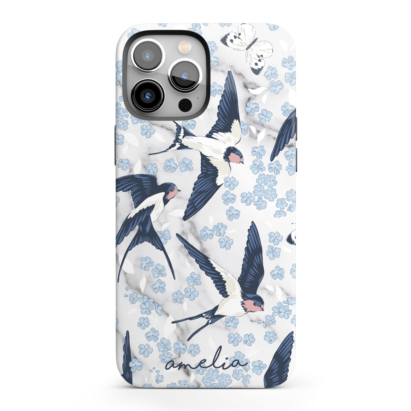 Spring Birds iPhone 13 Pro Max Full Wrap 3D Tough Case