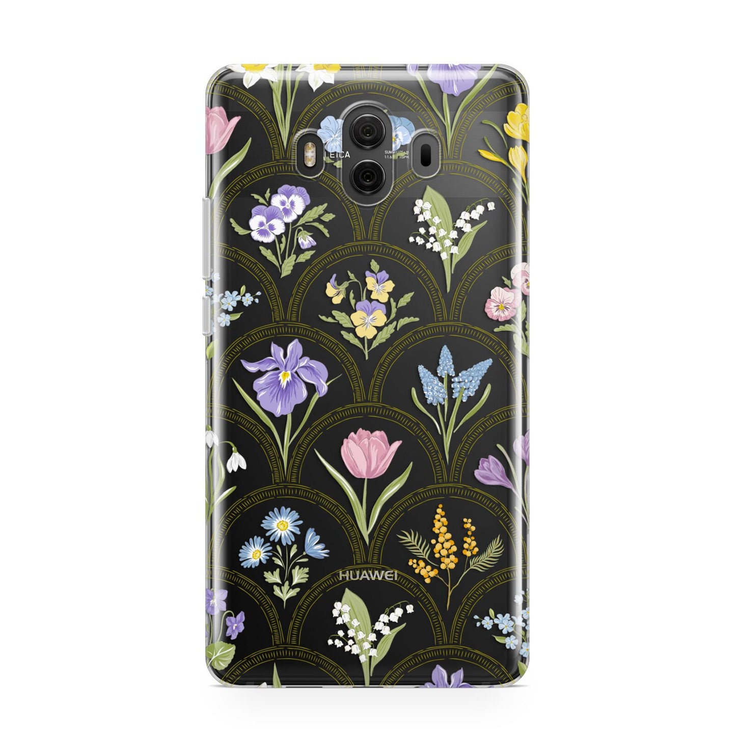 Spring Floral Pattern Huawei Mate 10 Protective Phone Case