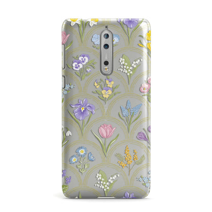 Spring Floral Pattern Nokia Case