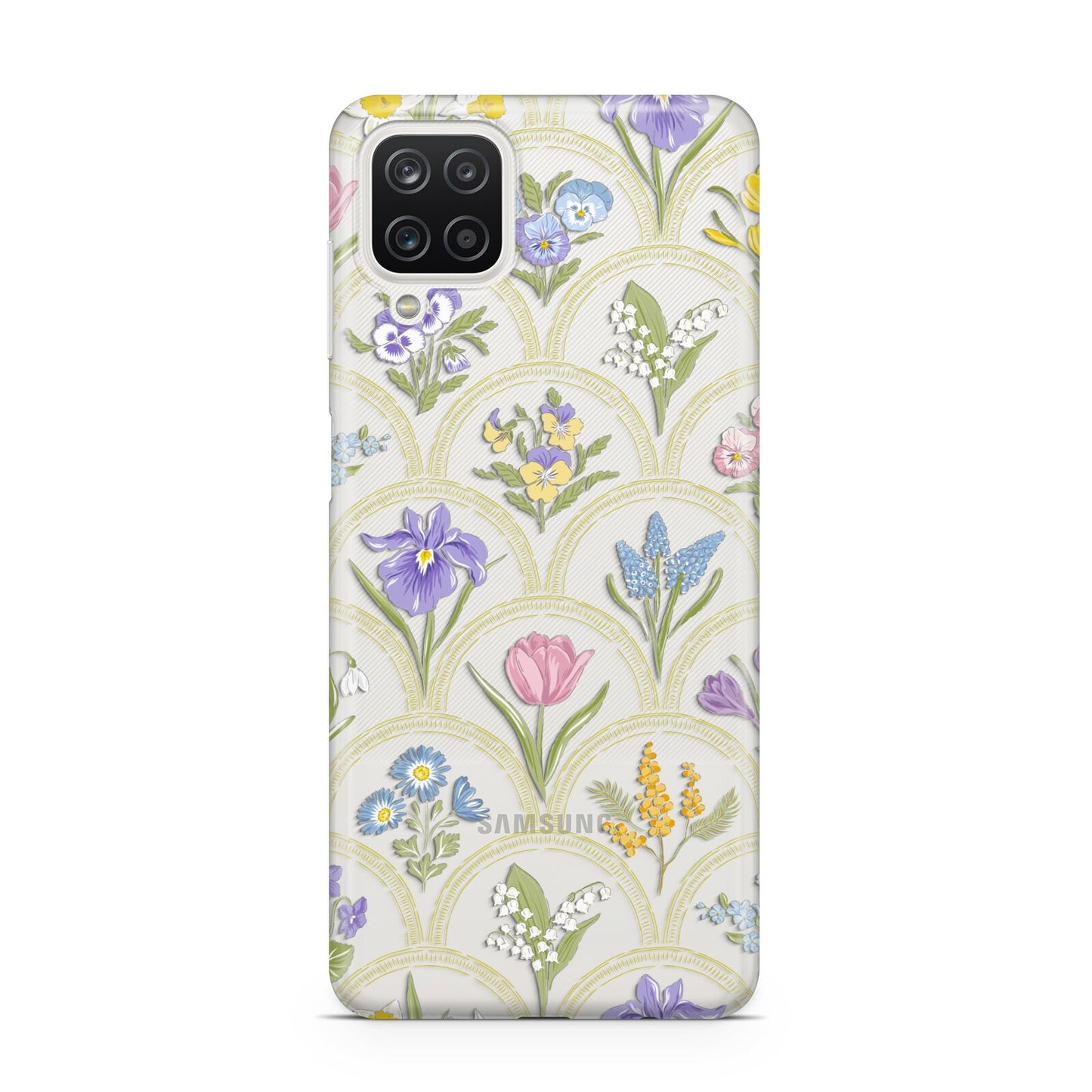 Spring Floral Pattern Samsung A12 Case