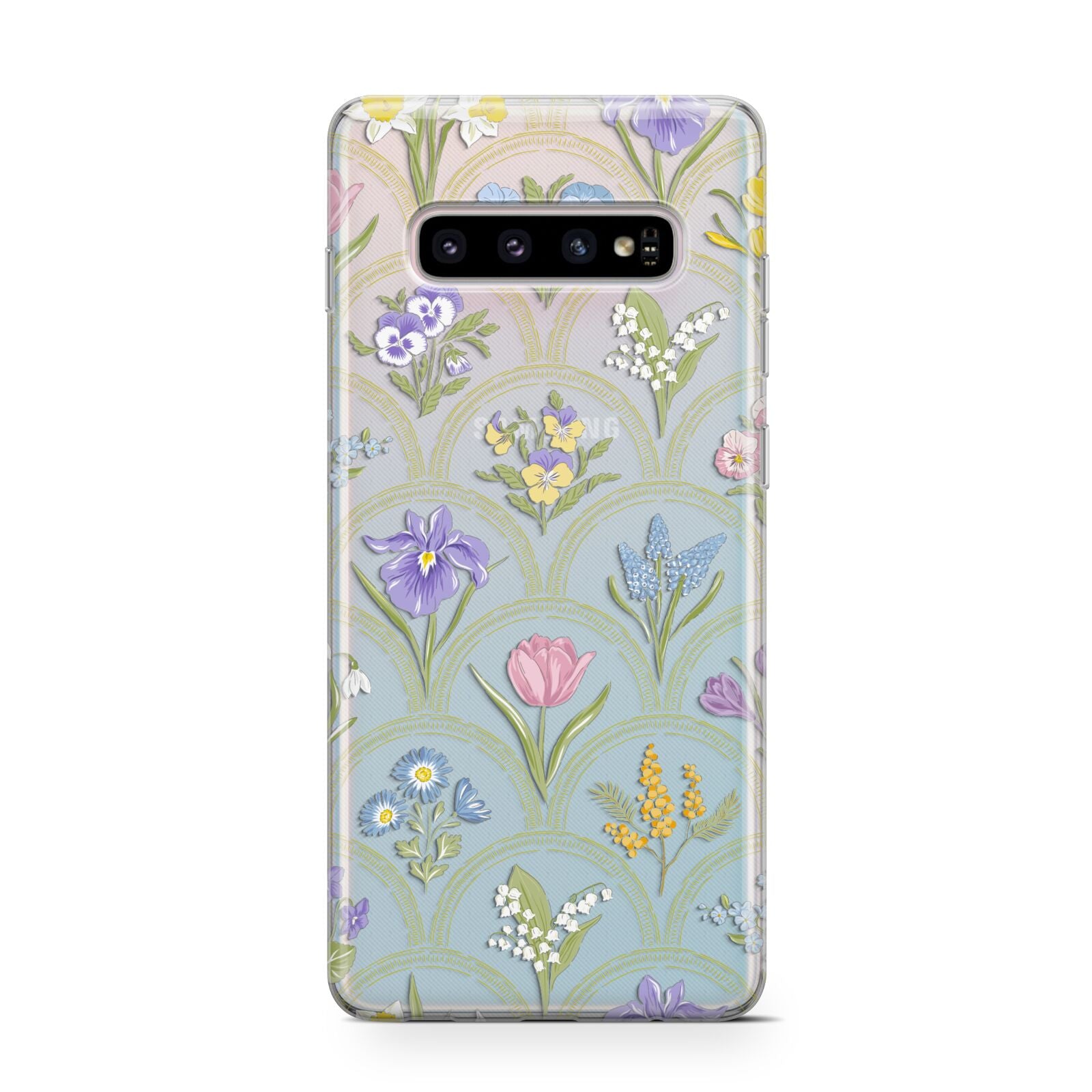 Spring Floral Pattern Samsung Galaxy S10 Case