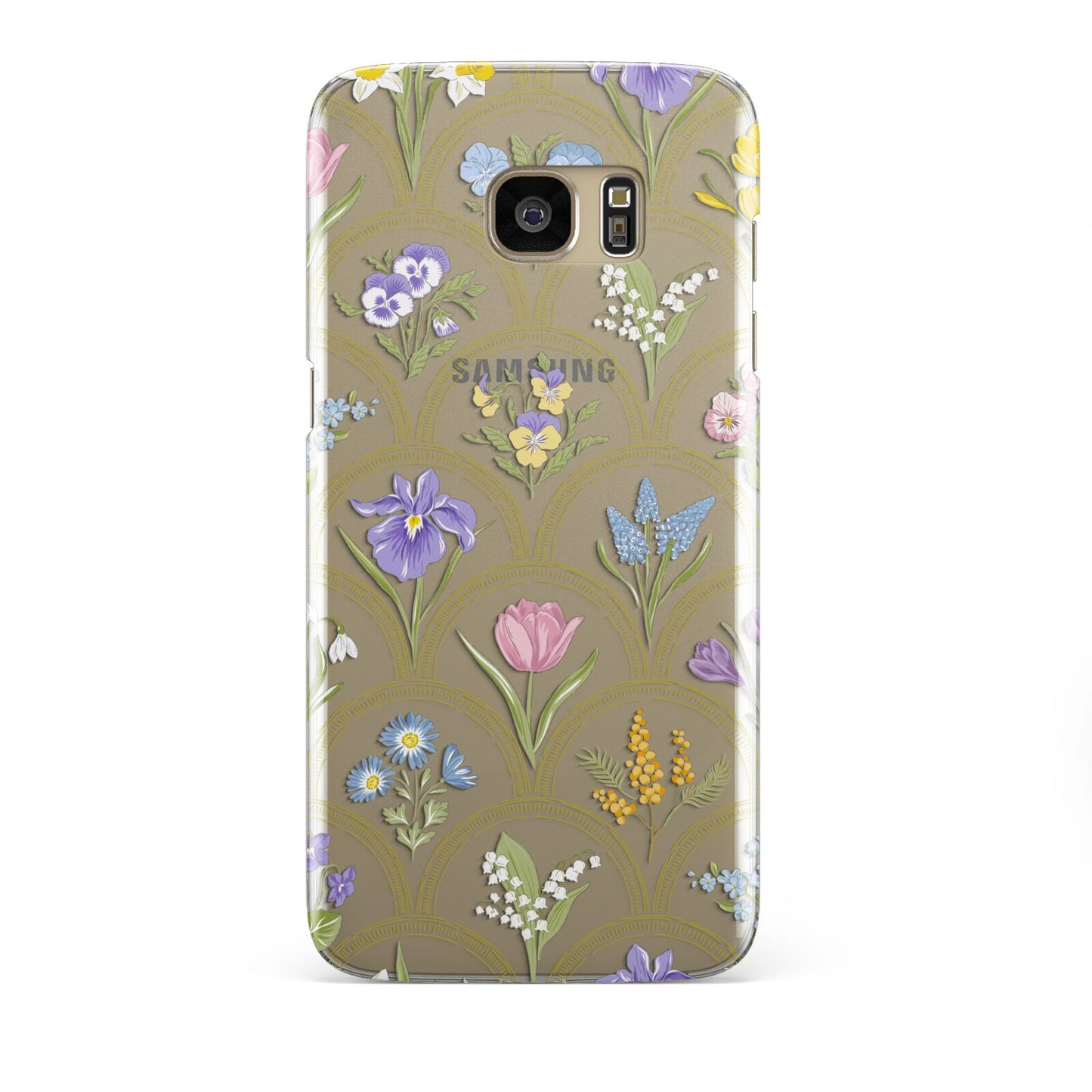 Spring Floral Pattern Samsung Galaxy S7 Edge Case
