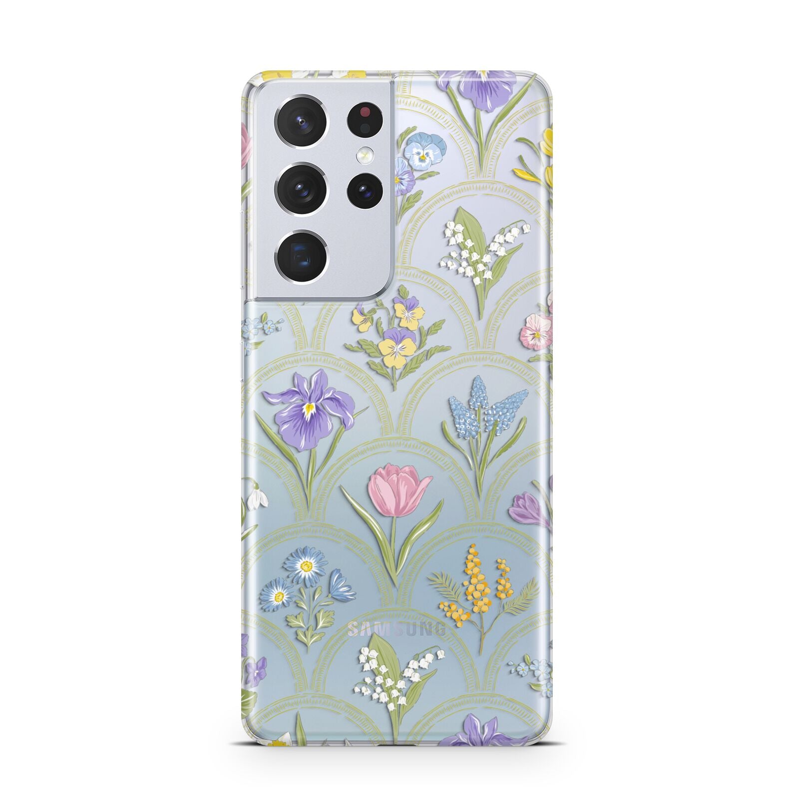 Spring Floral Pattern Samsung S21 Ultra Case