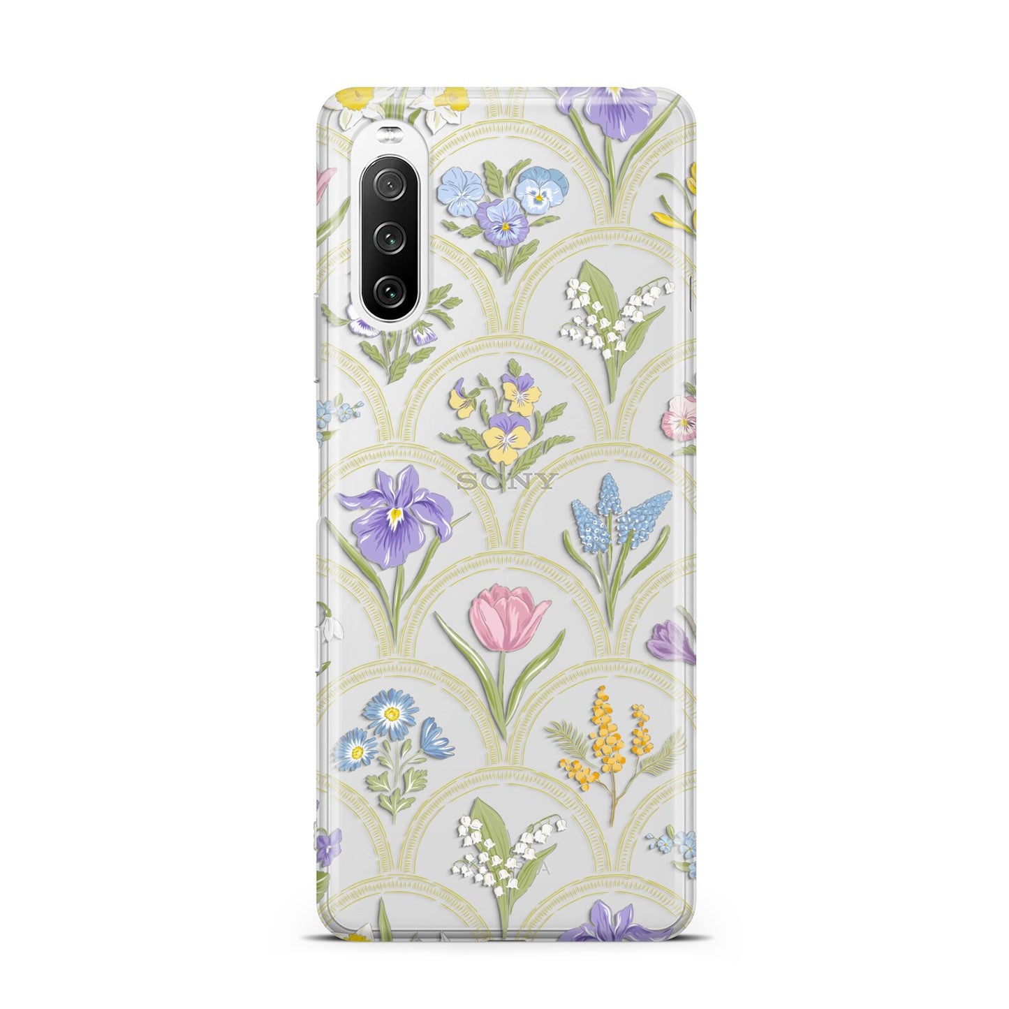 Spring Floral Pattern Sony Xperia 10 III Case