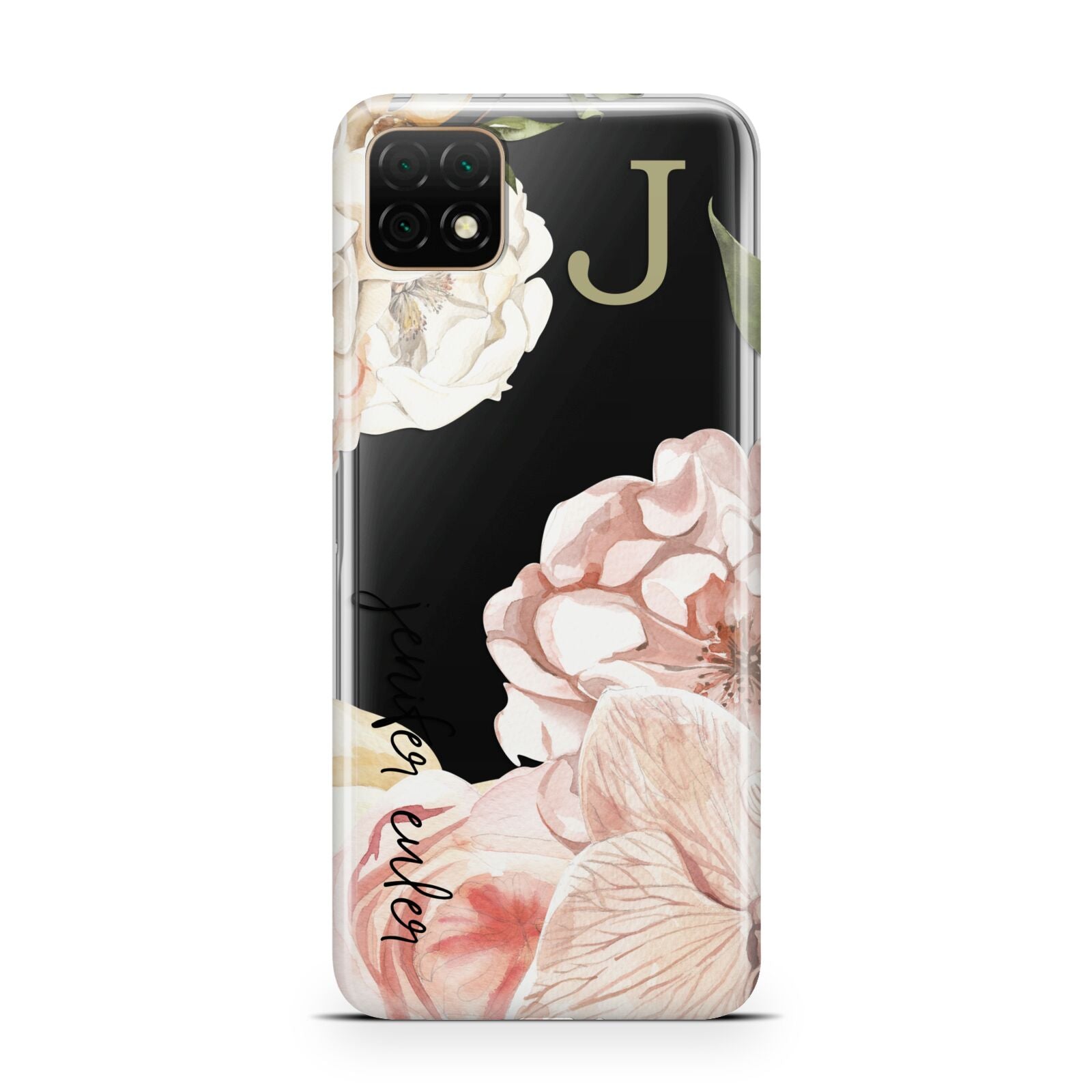 Spring Flowers Personalised Name Huawei Enjoy 20 Phone Case