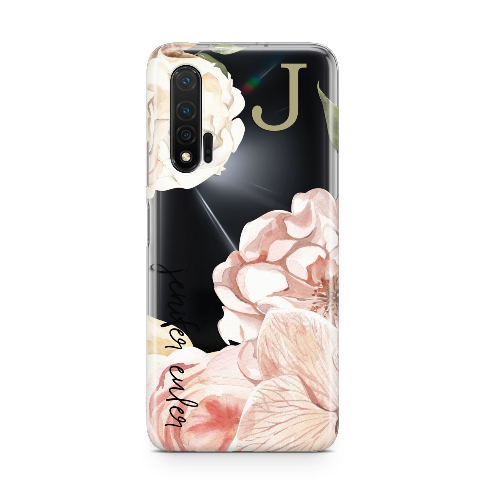 Spring Flowers Personalised Name Huawei Nova 6 Phone Case