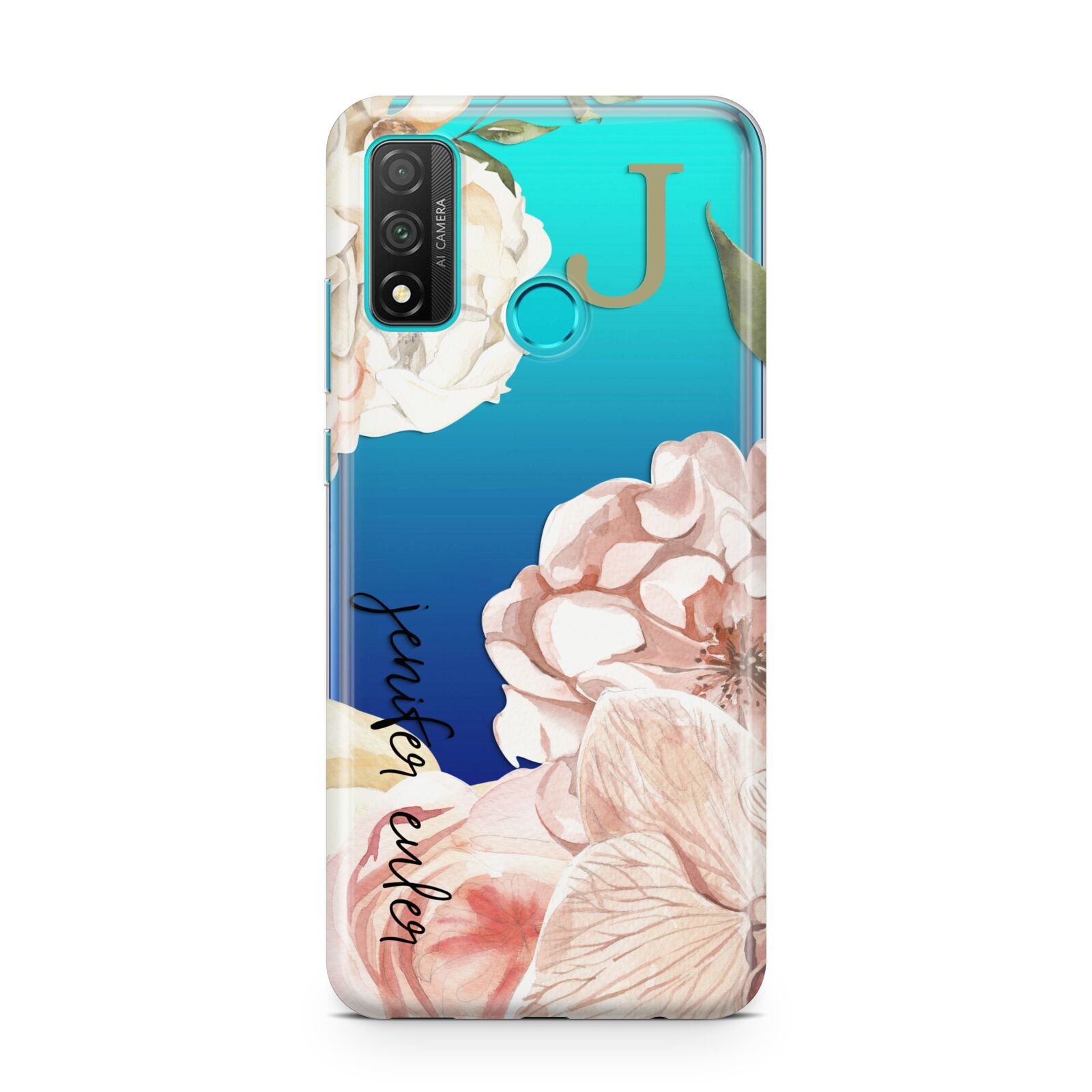 Spring Flowers Personalised Name Huawei P Smart 2020